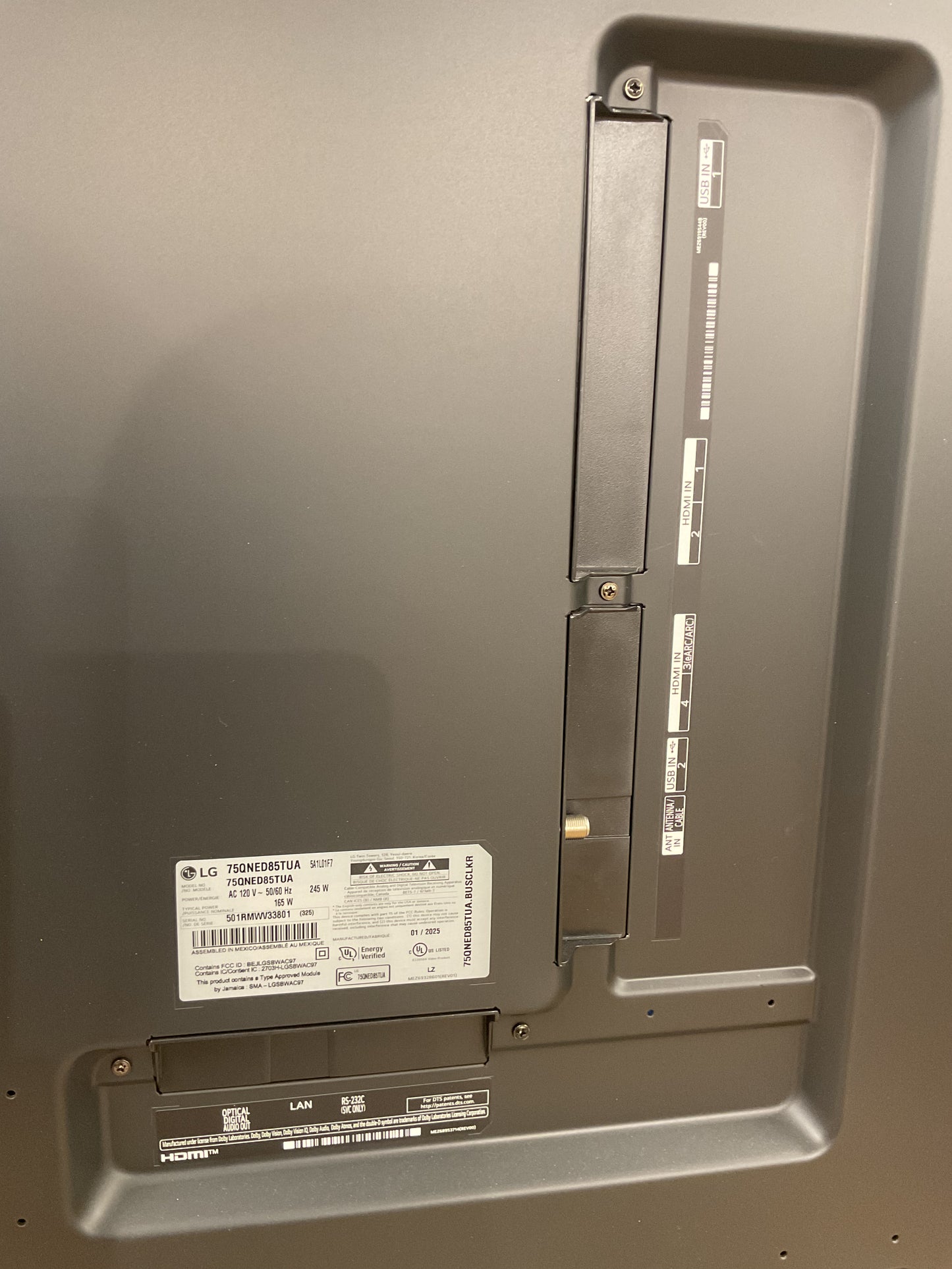 (75” LG) webOS AI TV