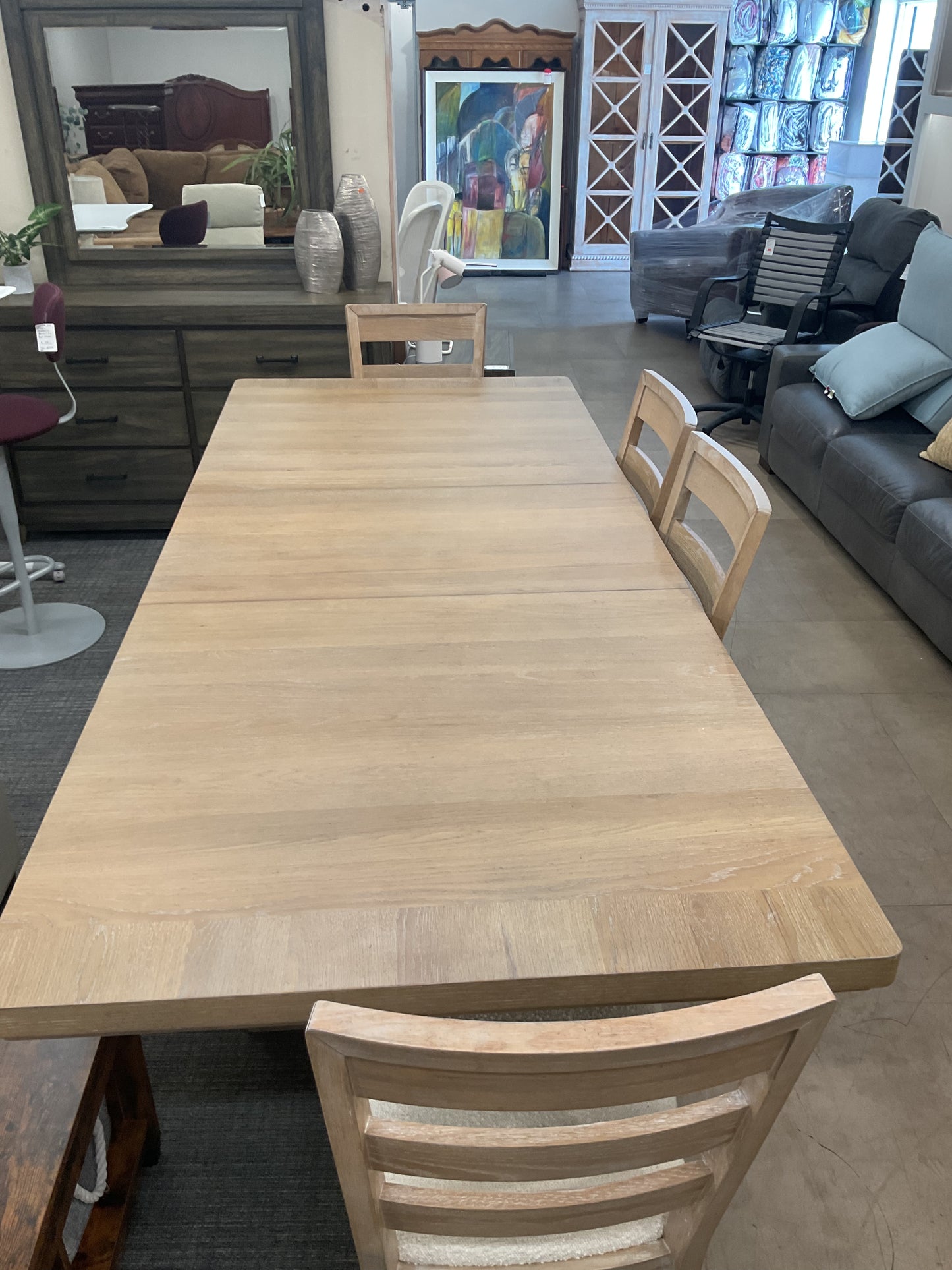 Beige Dining Set