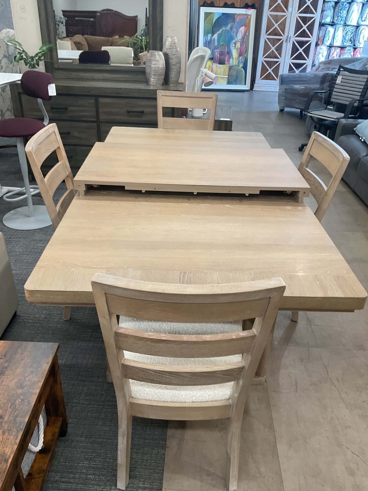 Beige Dining Set