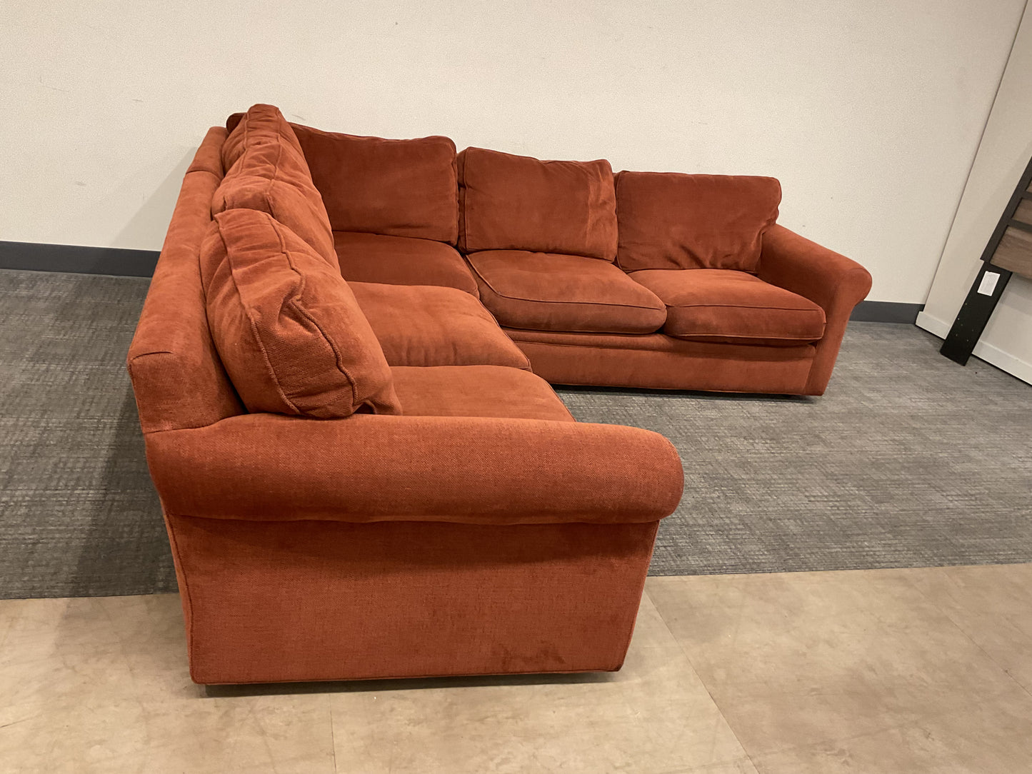 Burnt Orange Sectional