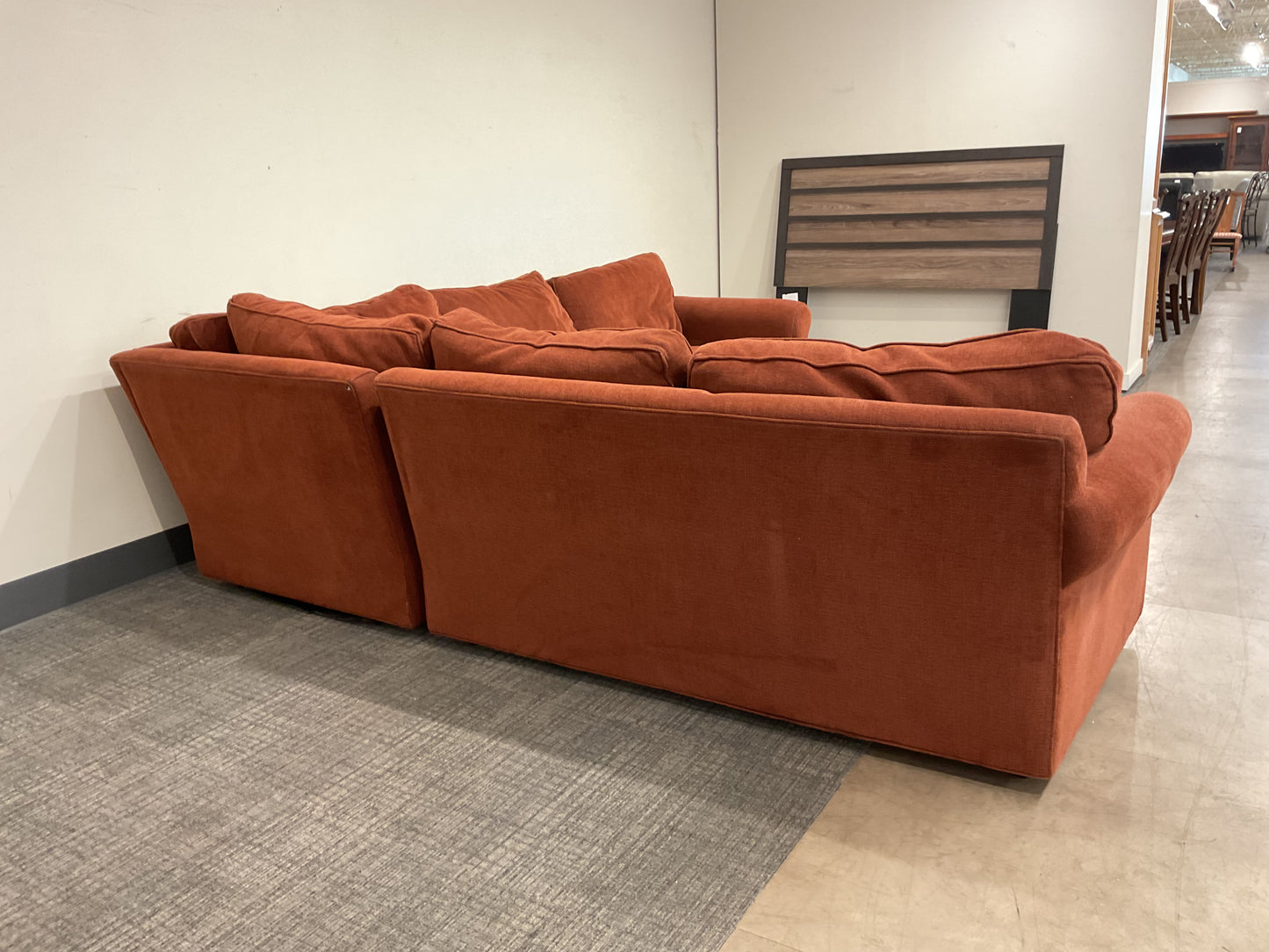Burnt Orange Sectional