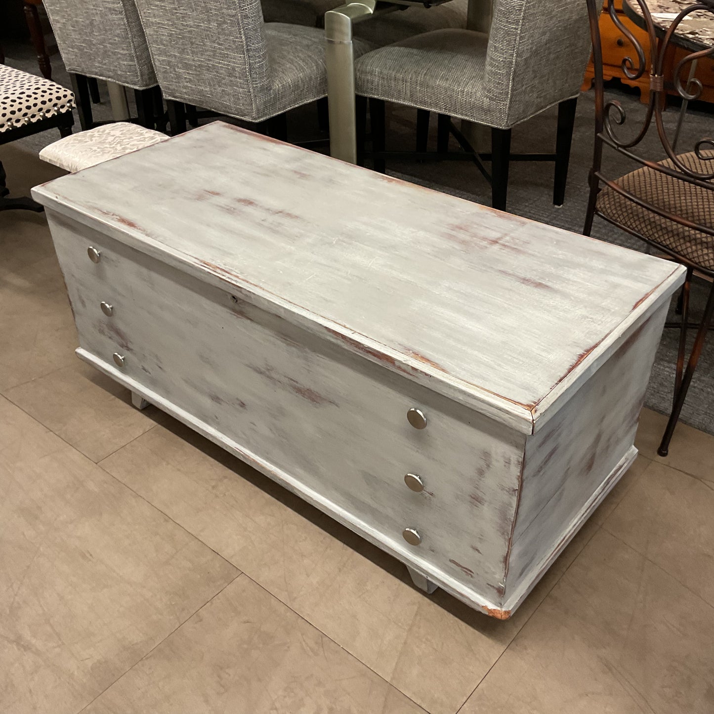 Blue Cedar Chest