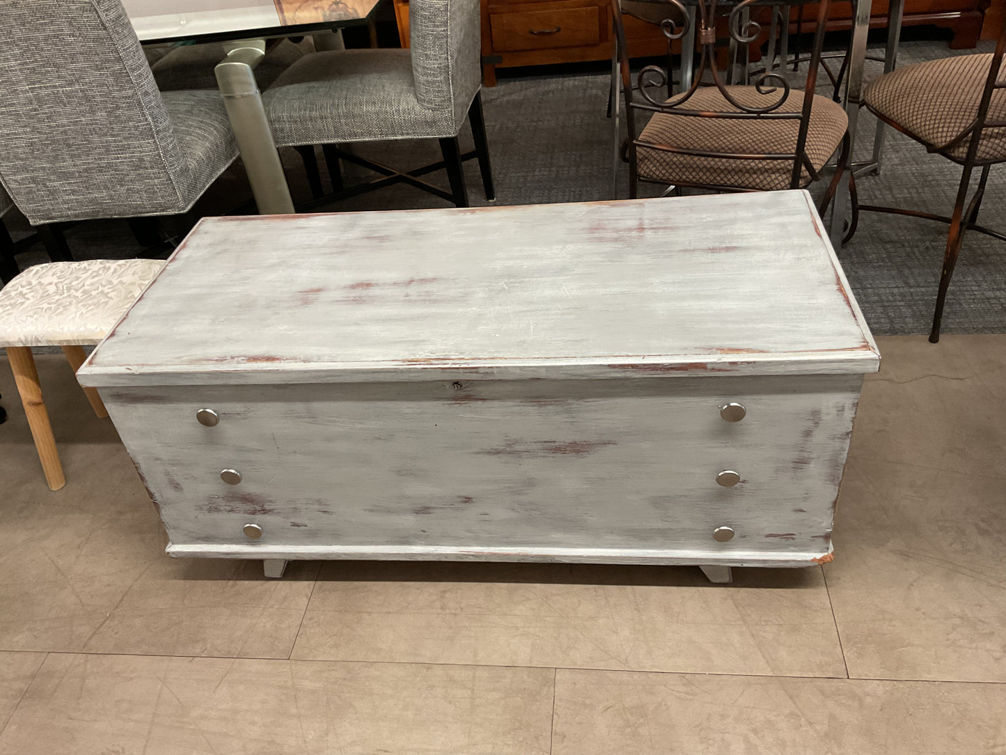 Blue Cedar Chest