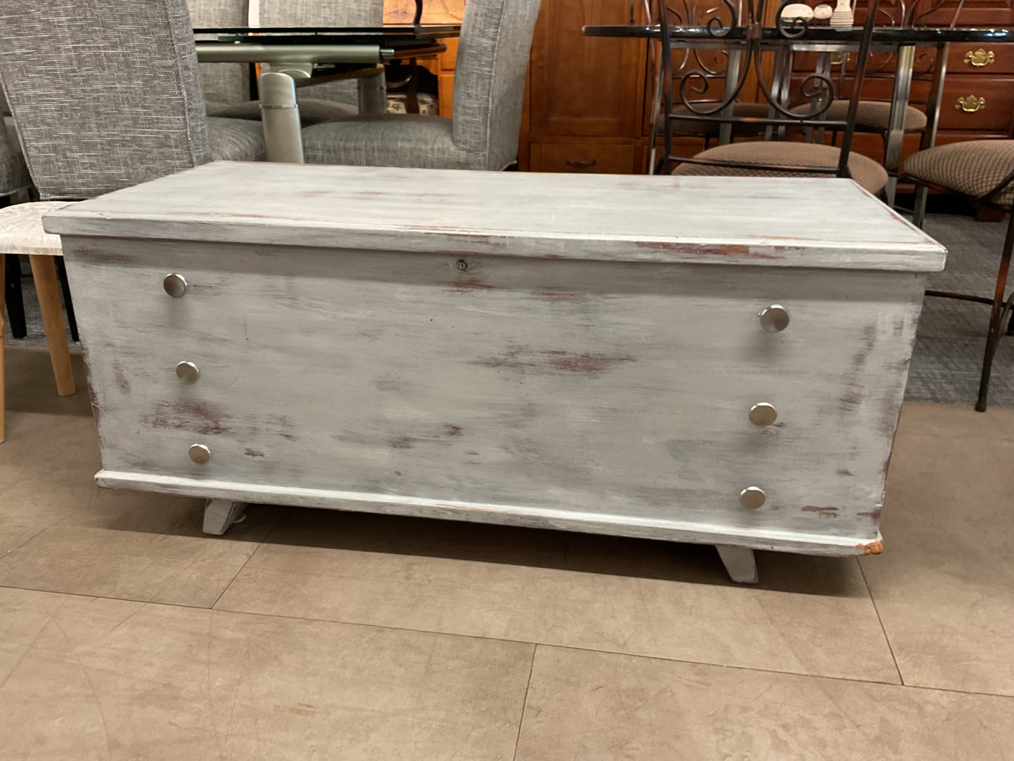 Blue Cedar Chest