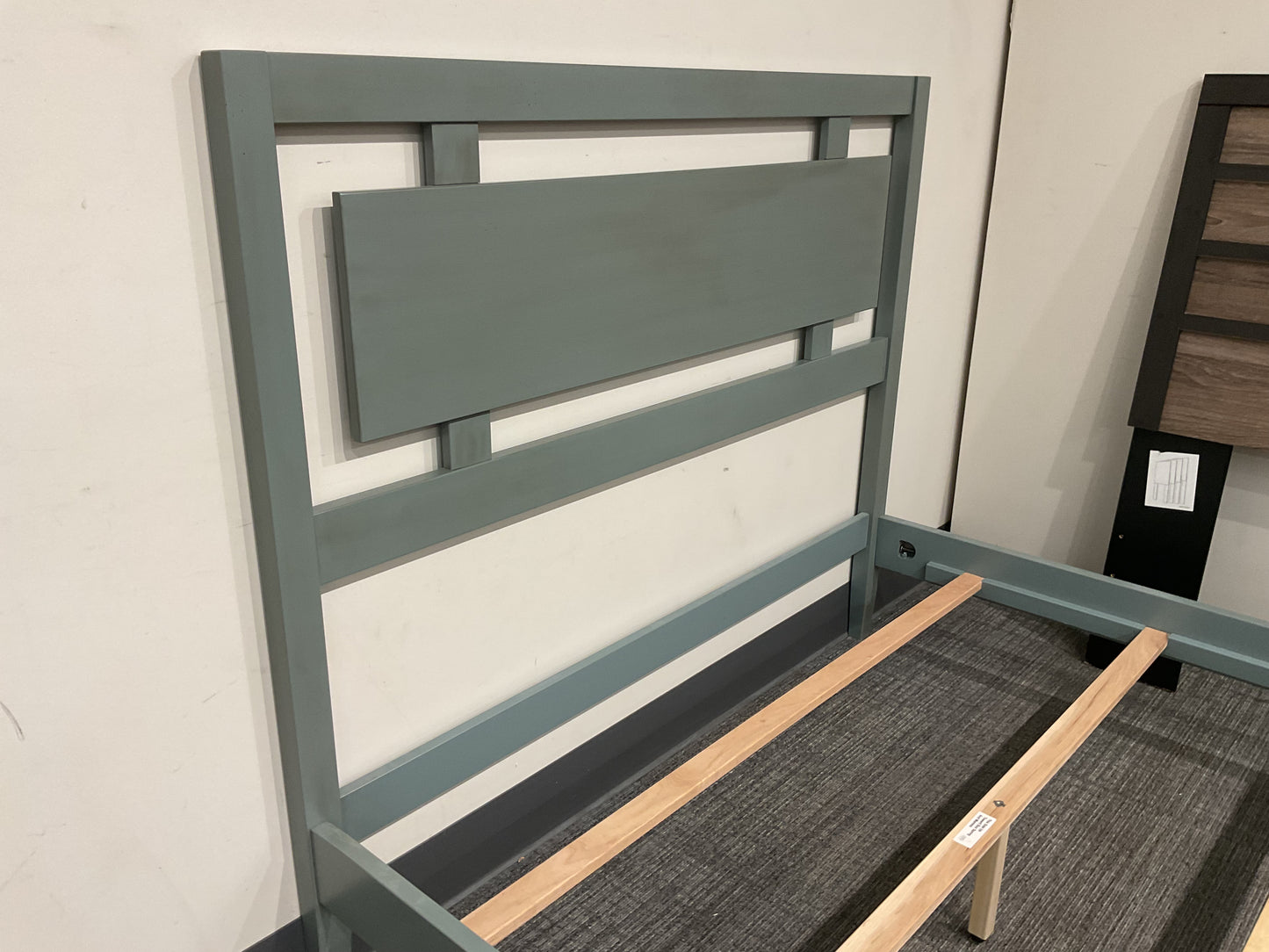 Steel Blue Queen Bed (B028)