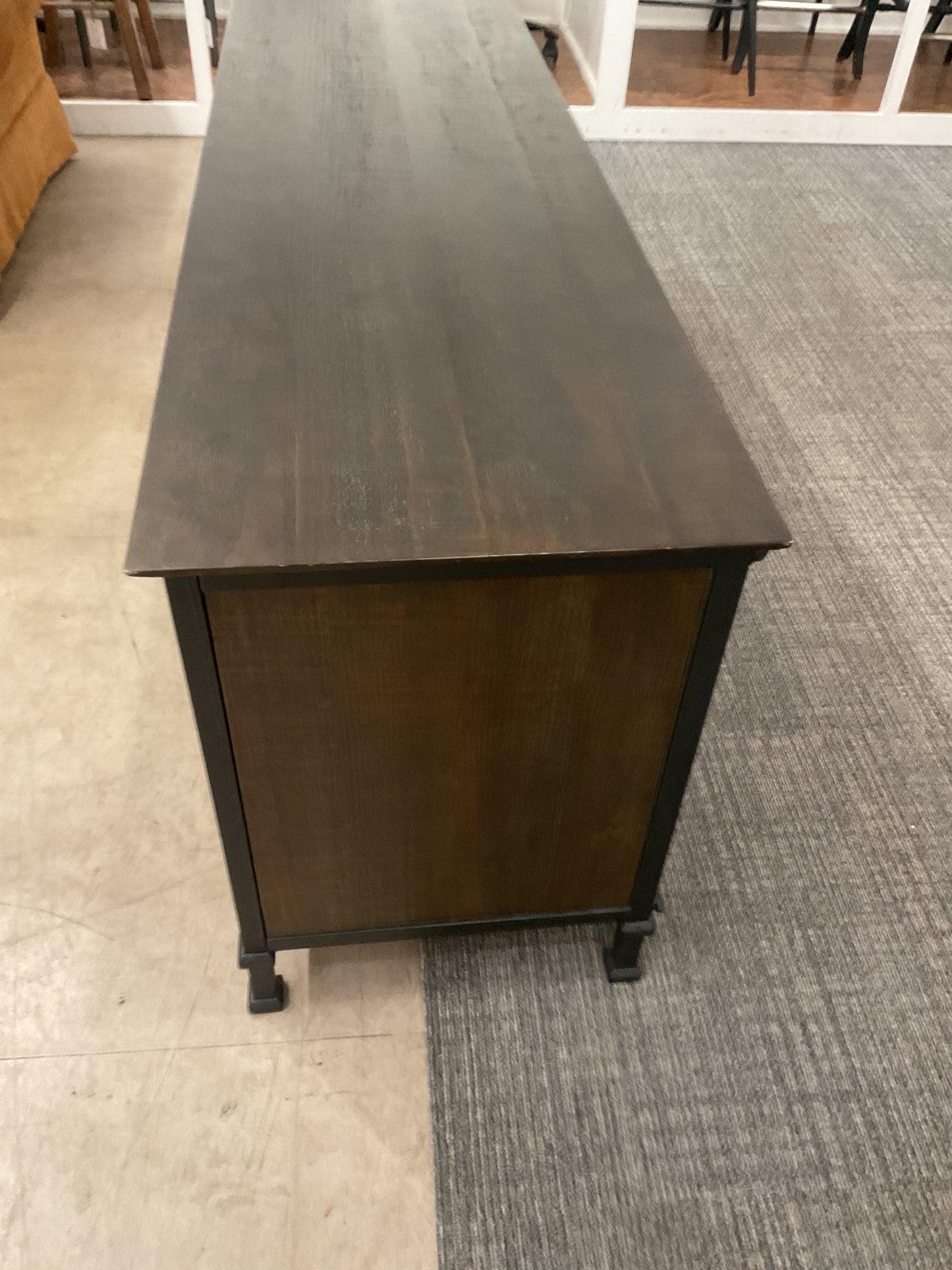 Dark Wooded Media Console