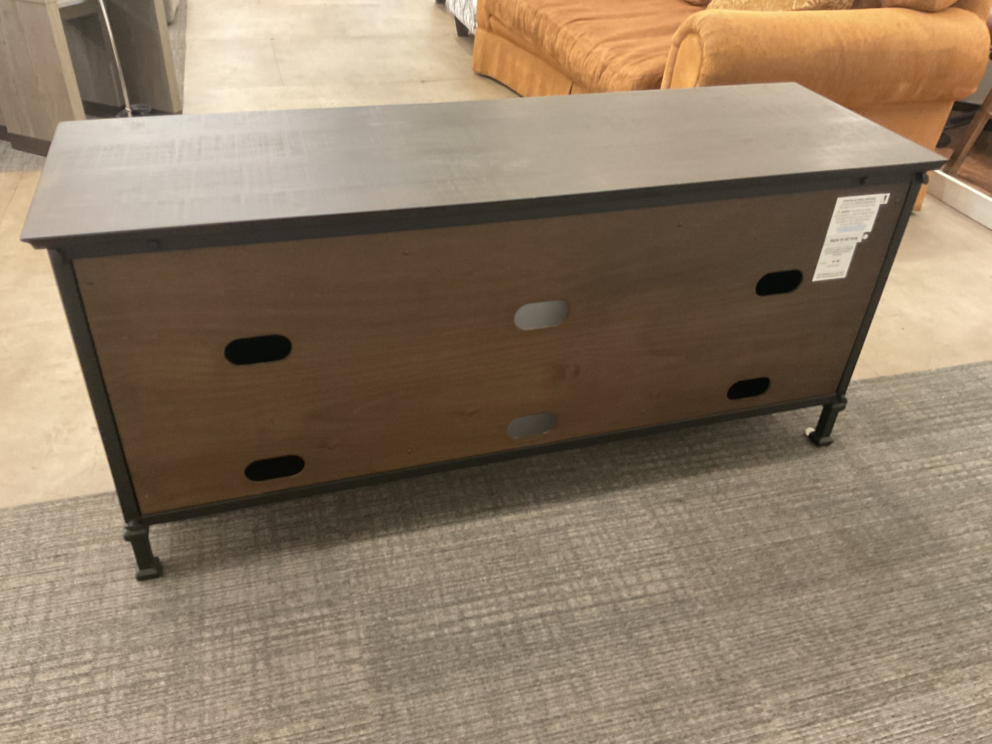 Dark Wooded Media Console