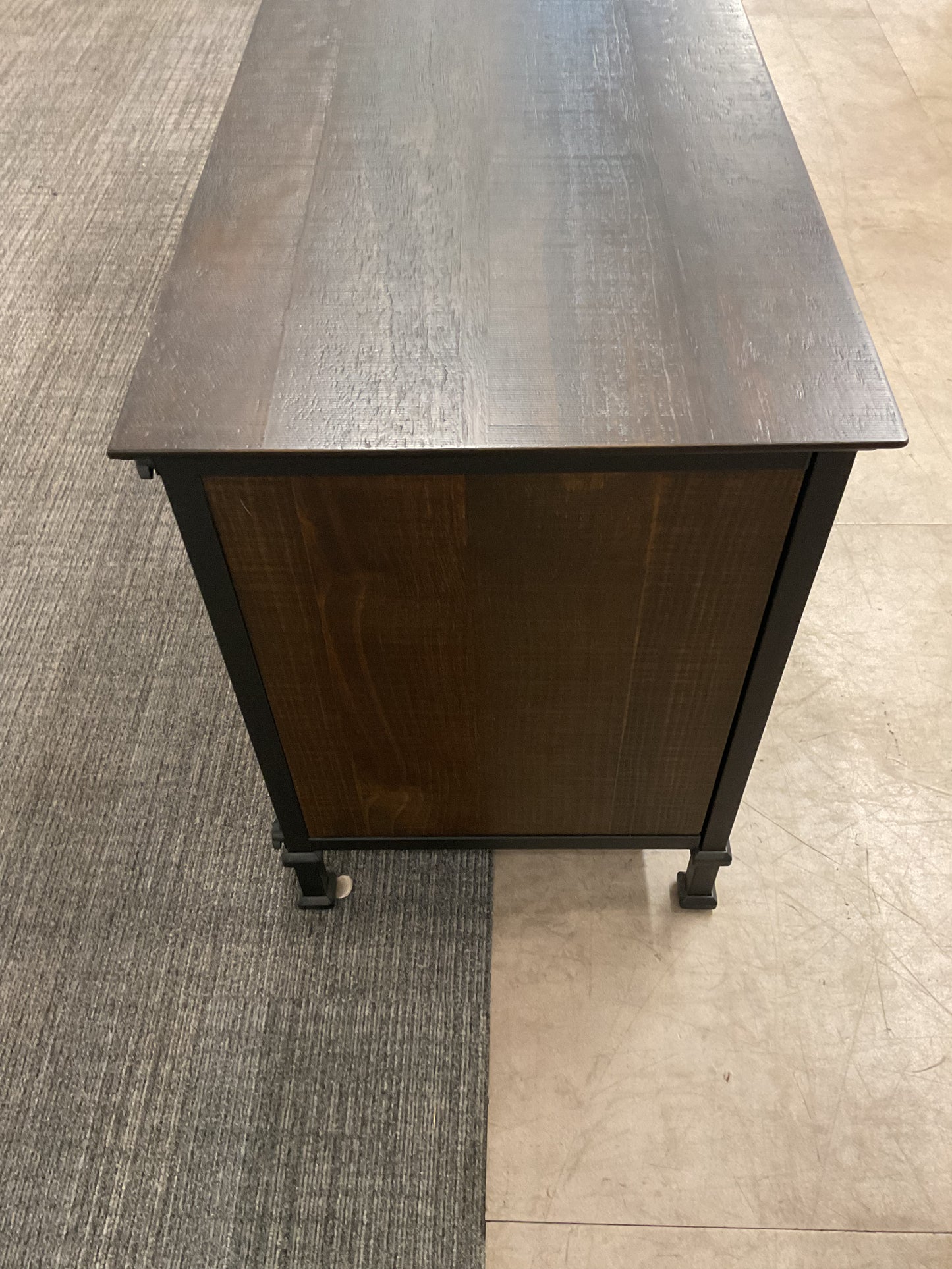 Dark Wooded Media Console