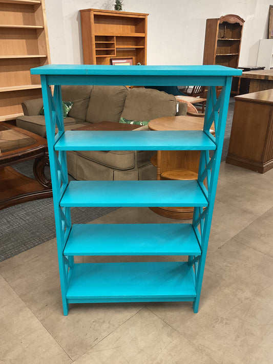 Turquoise Bookshelf
