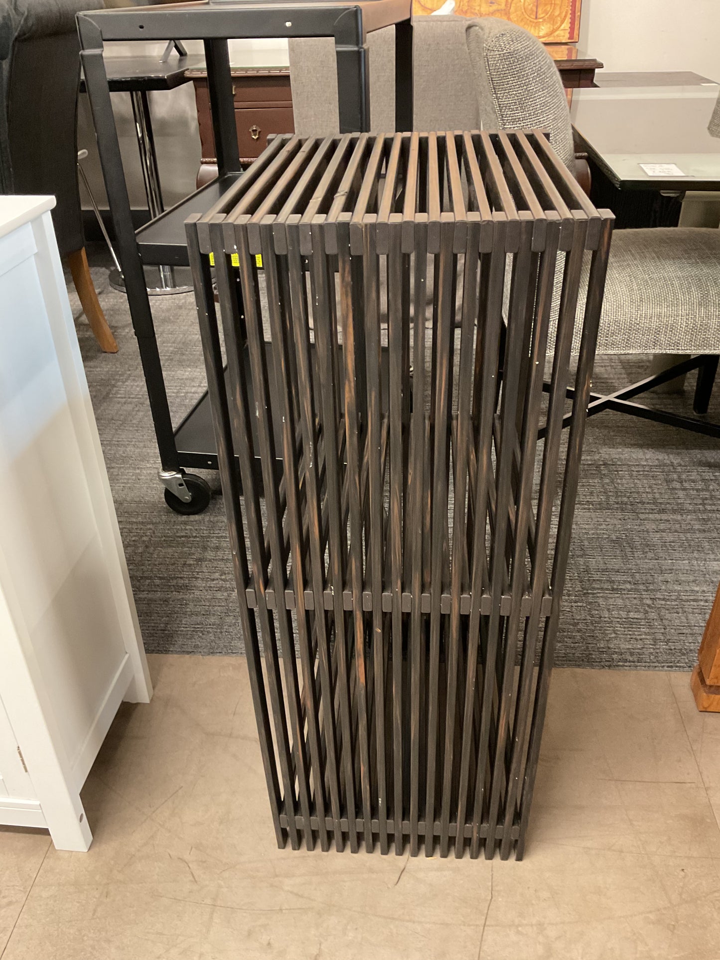 Slatted Tower Shelf