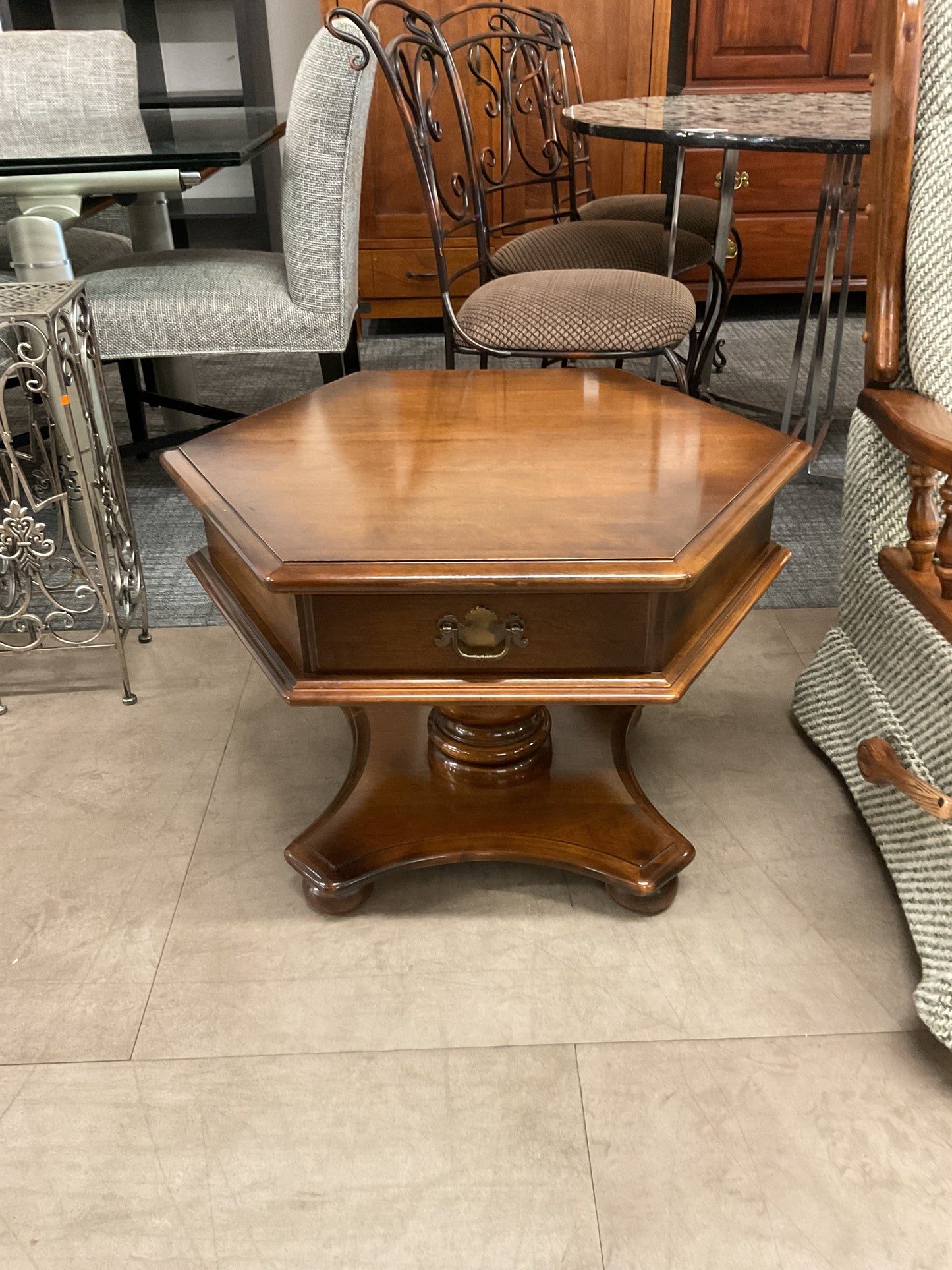 Hexagon Side Table
