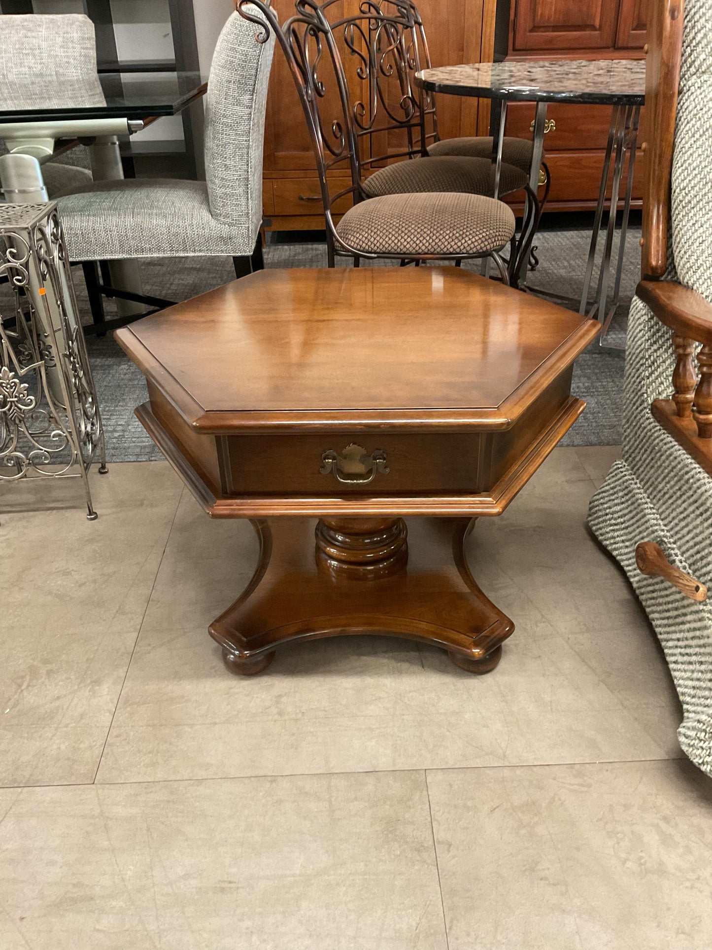 Hexagon Side Table
