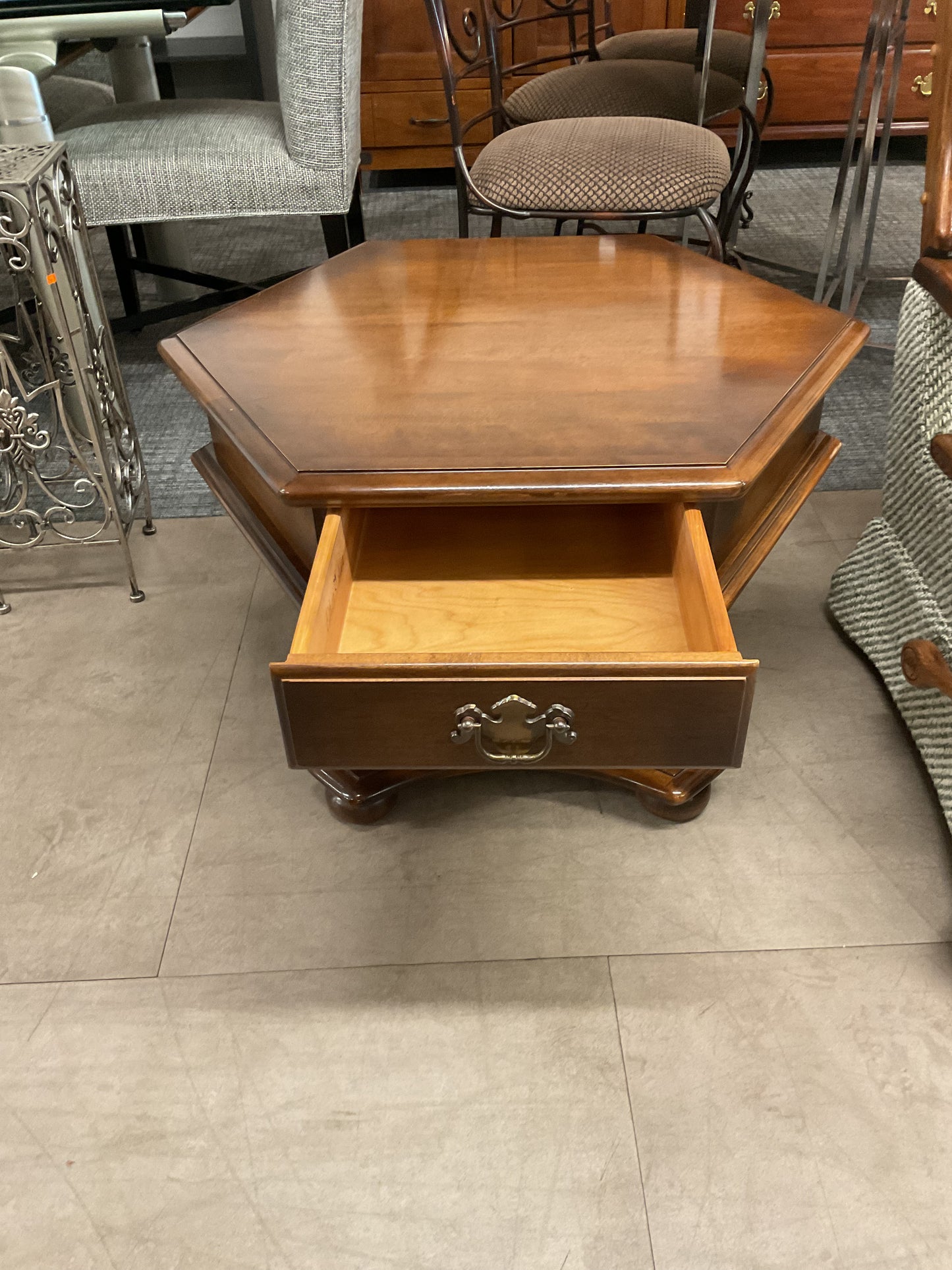 Hexagon Side Table