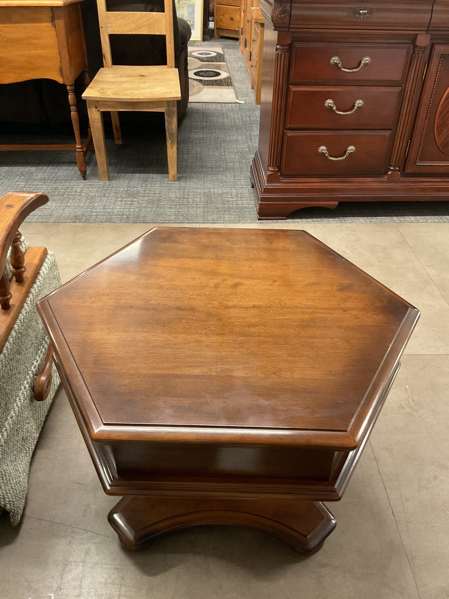 Hexagon Side Table