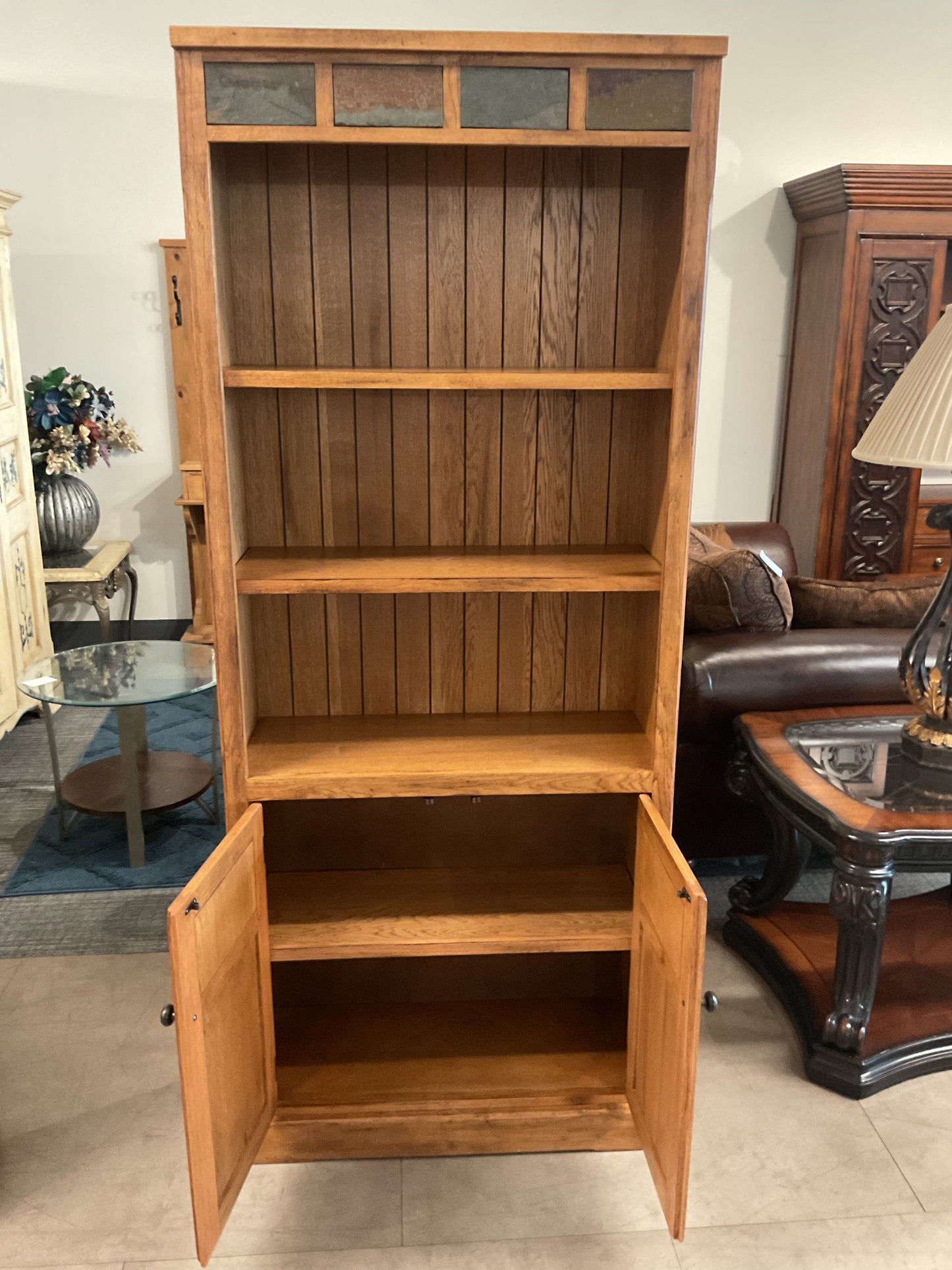 Tiled Cabinet Bookcase