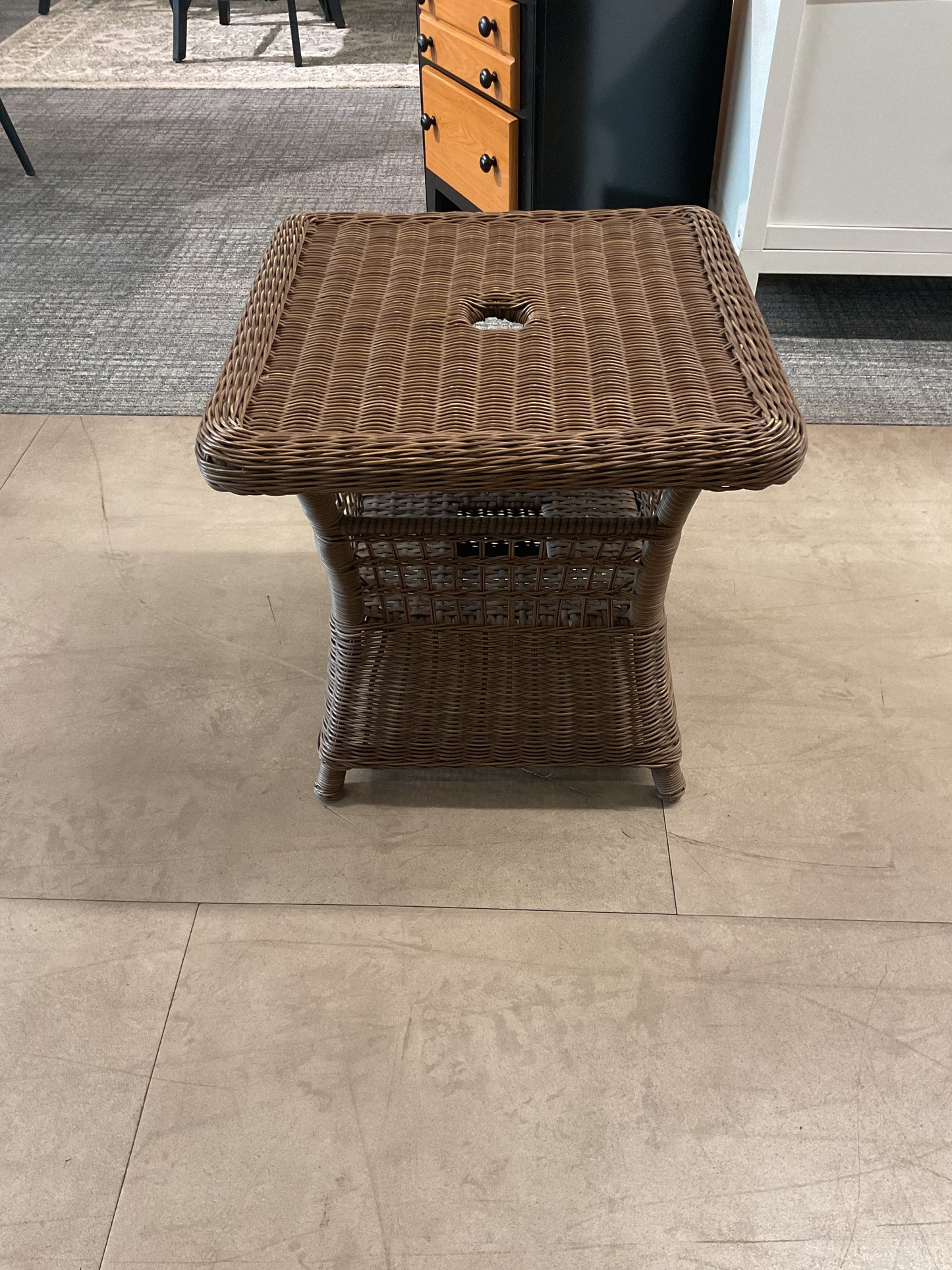 Wicker Side Table