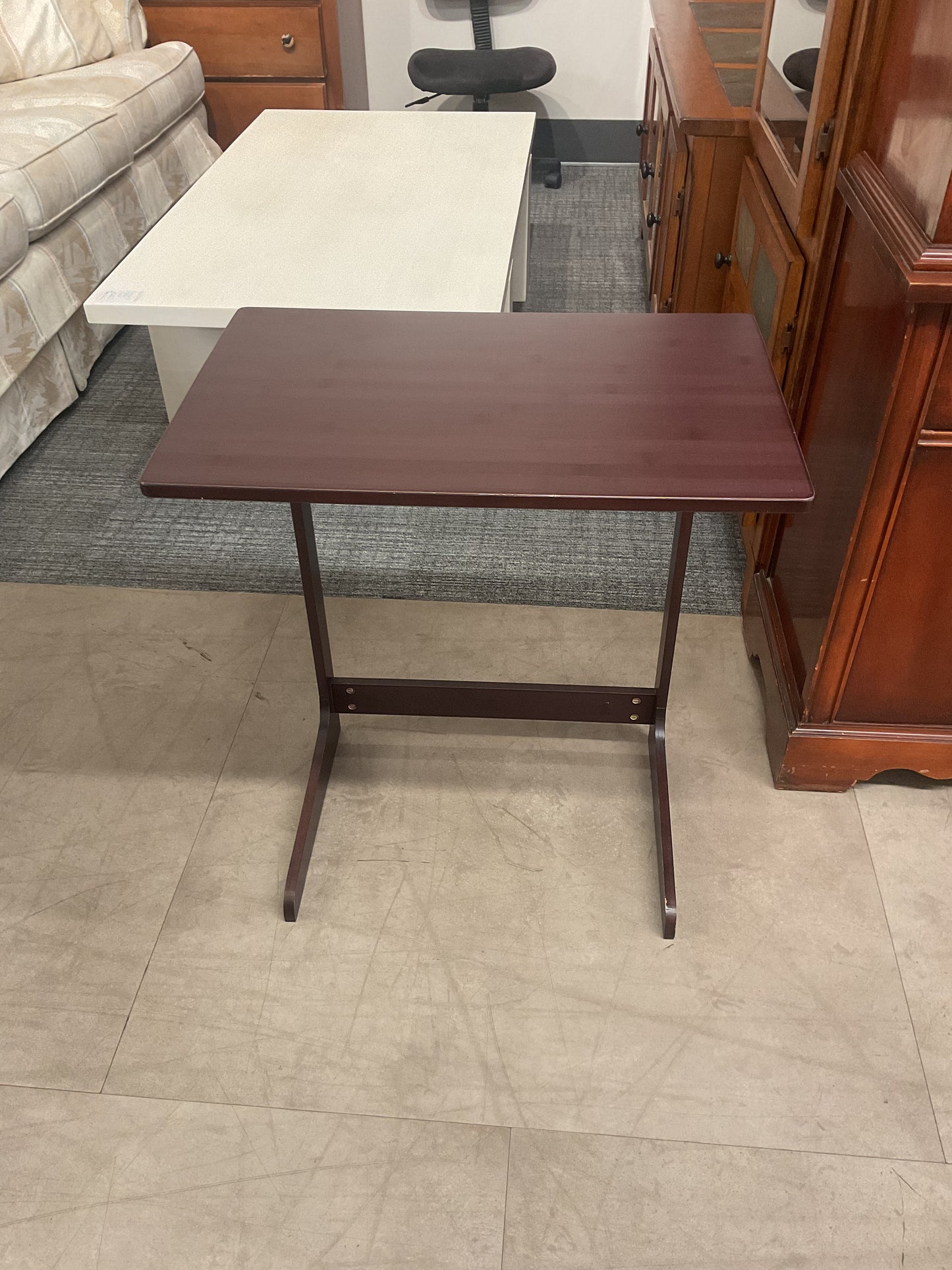 C Shaped Side Table