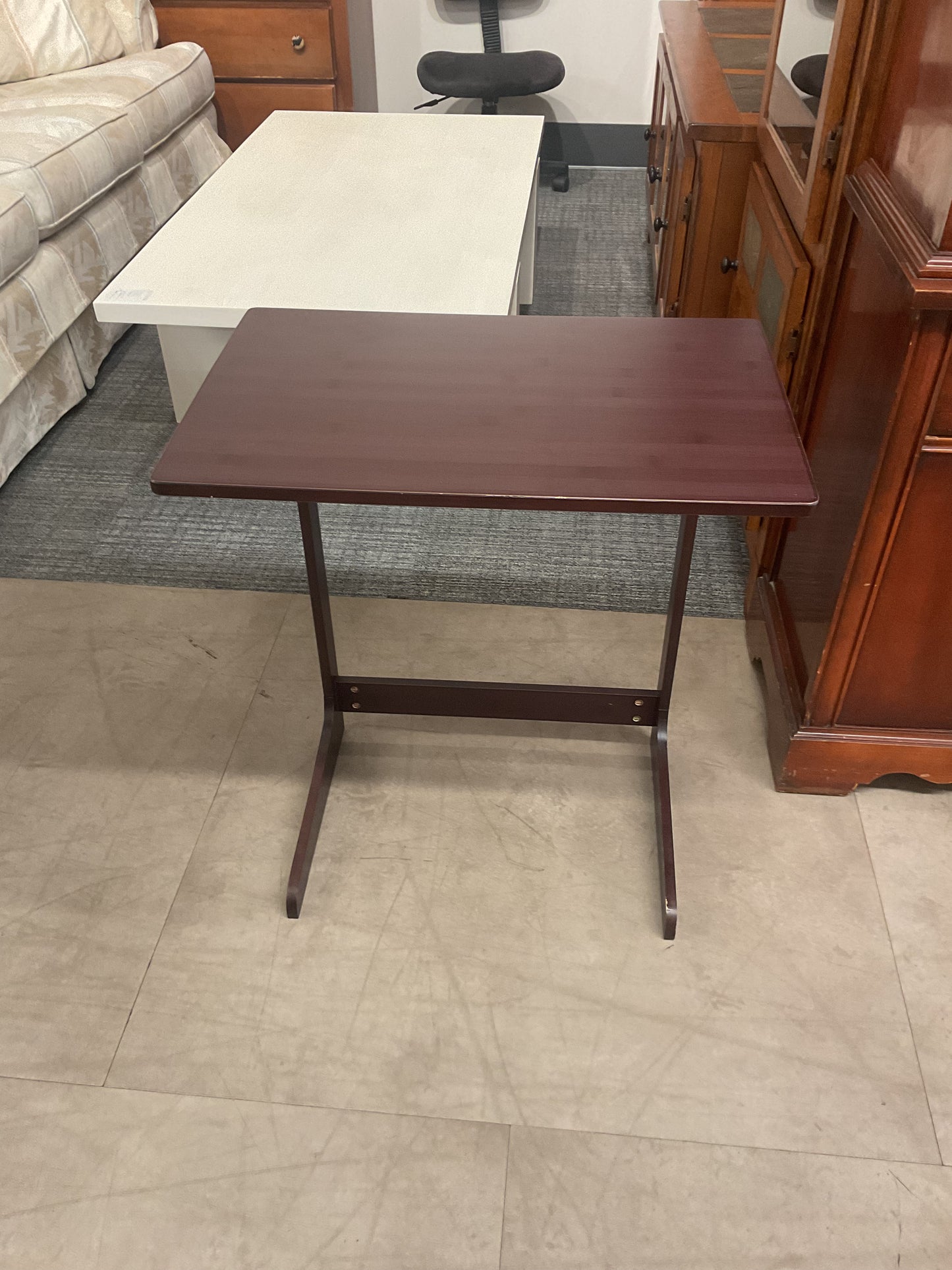 C Shaped Side Table