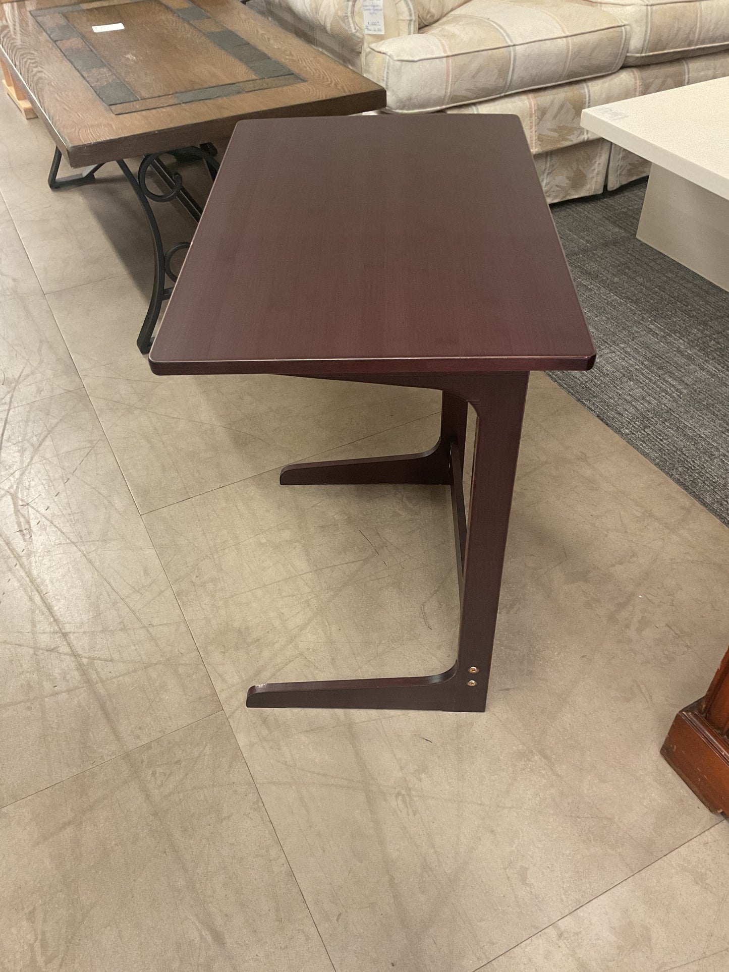 C Shaped Side Table
