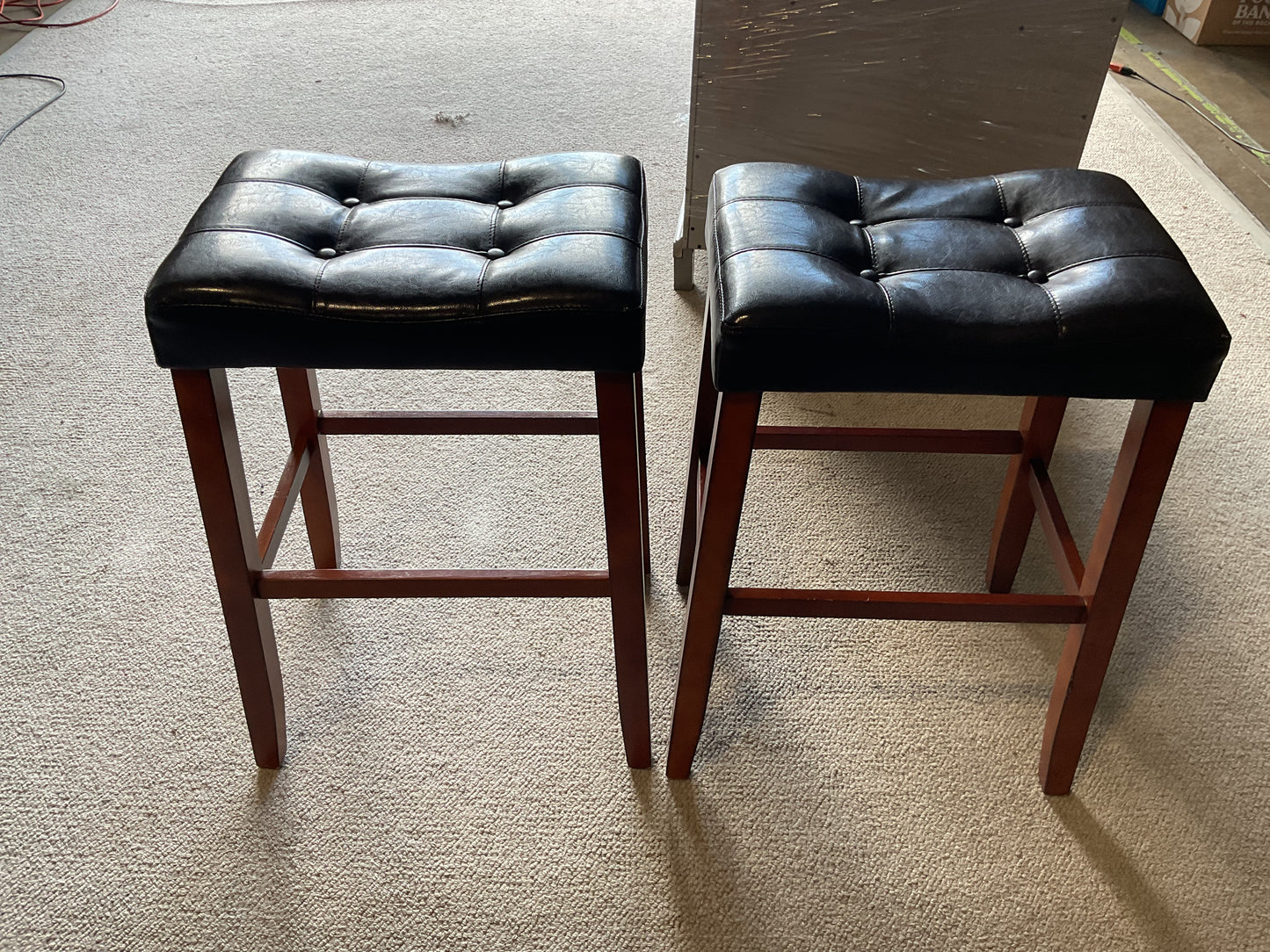 Pair of Saddle Stools *WH