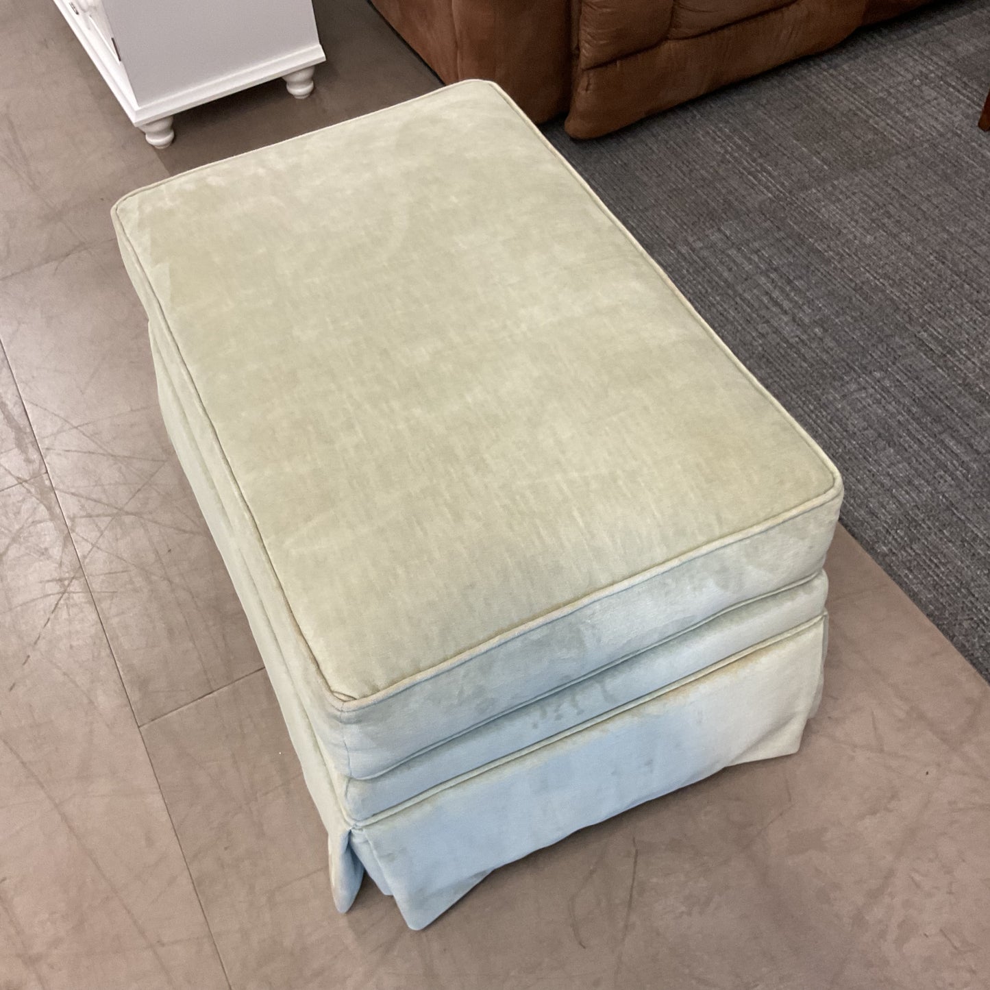 Sea Green Ottoman