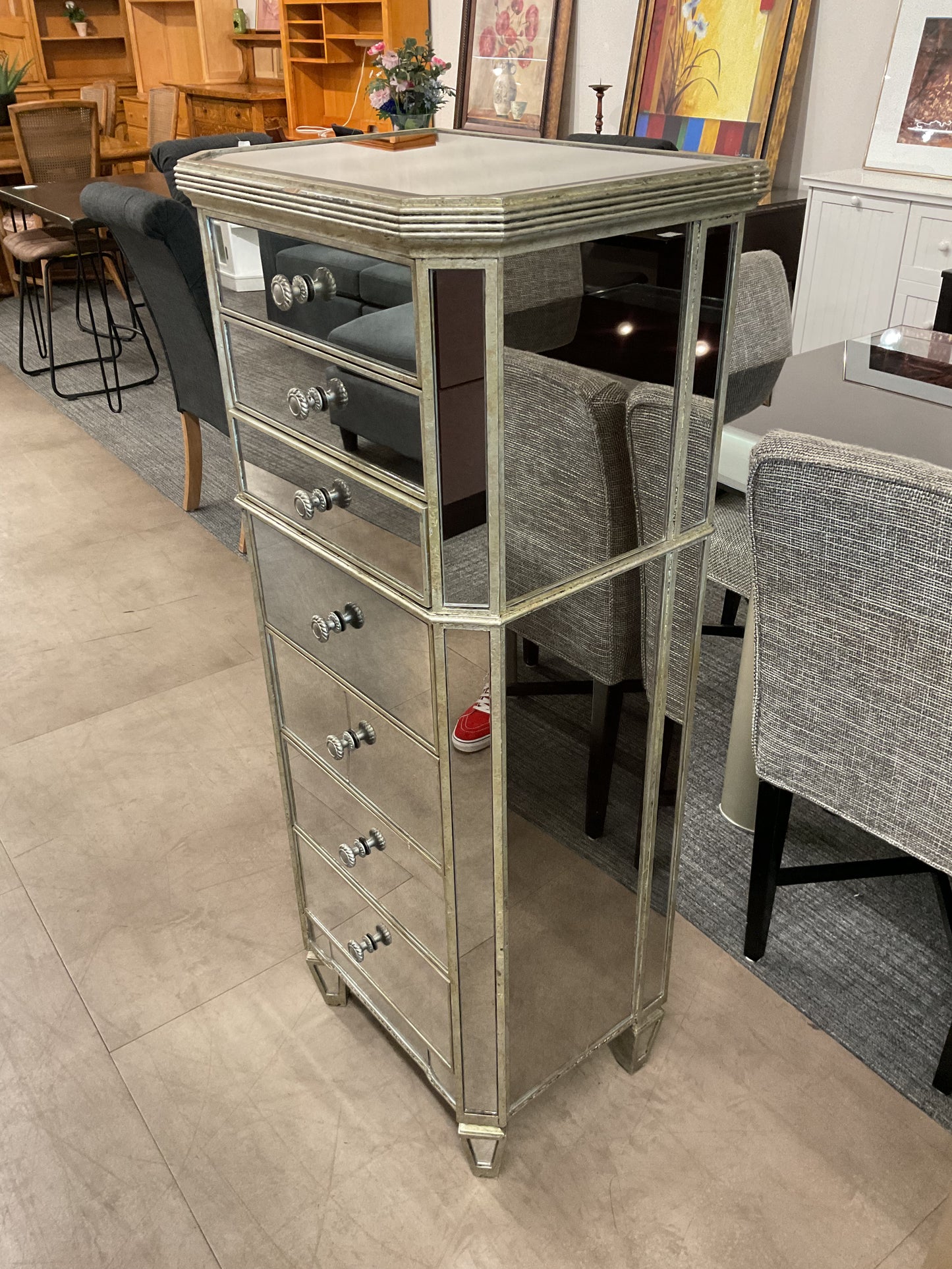 Mirrored Dresser for Her