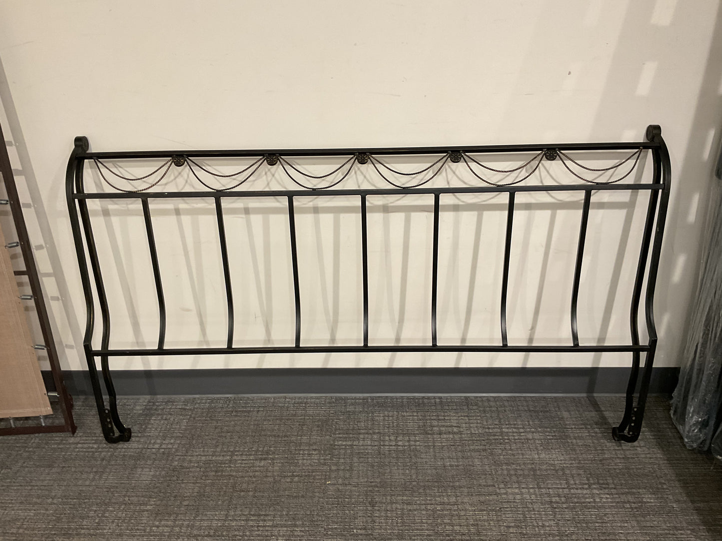 Wrought Iron King Headboard (B040)