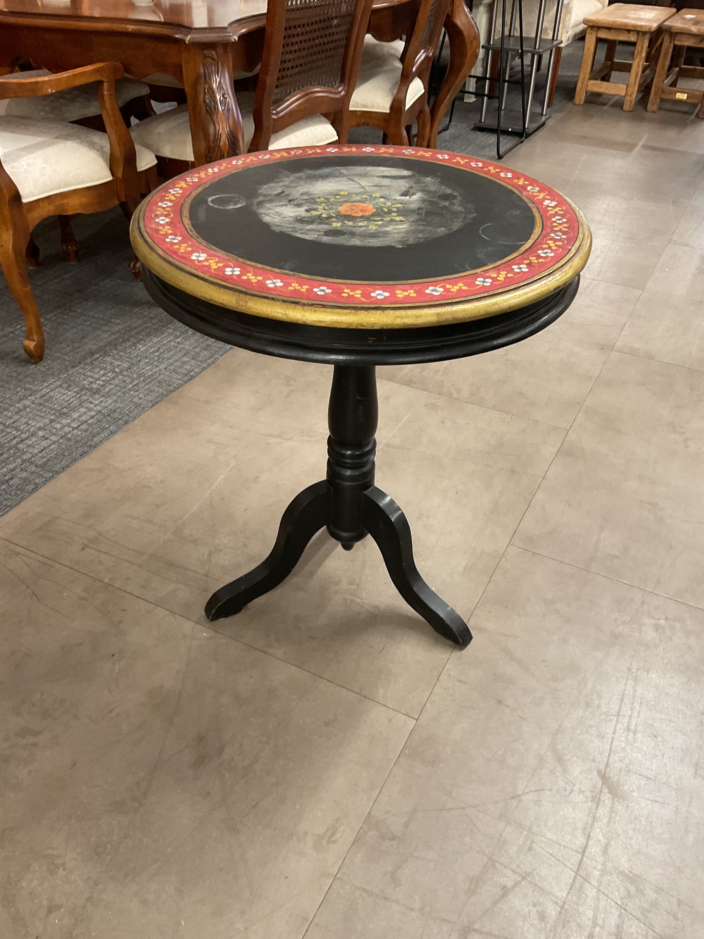 Italian Flowers Side Table