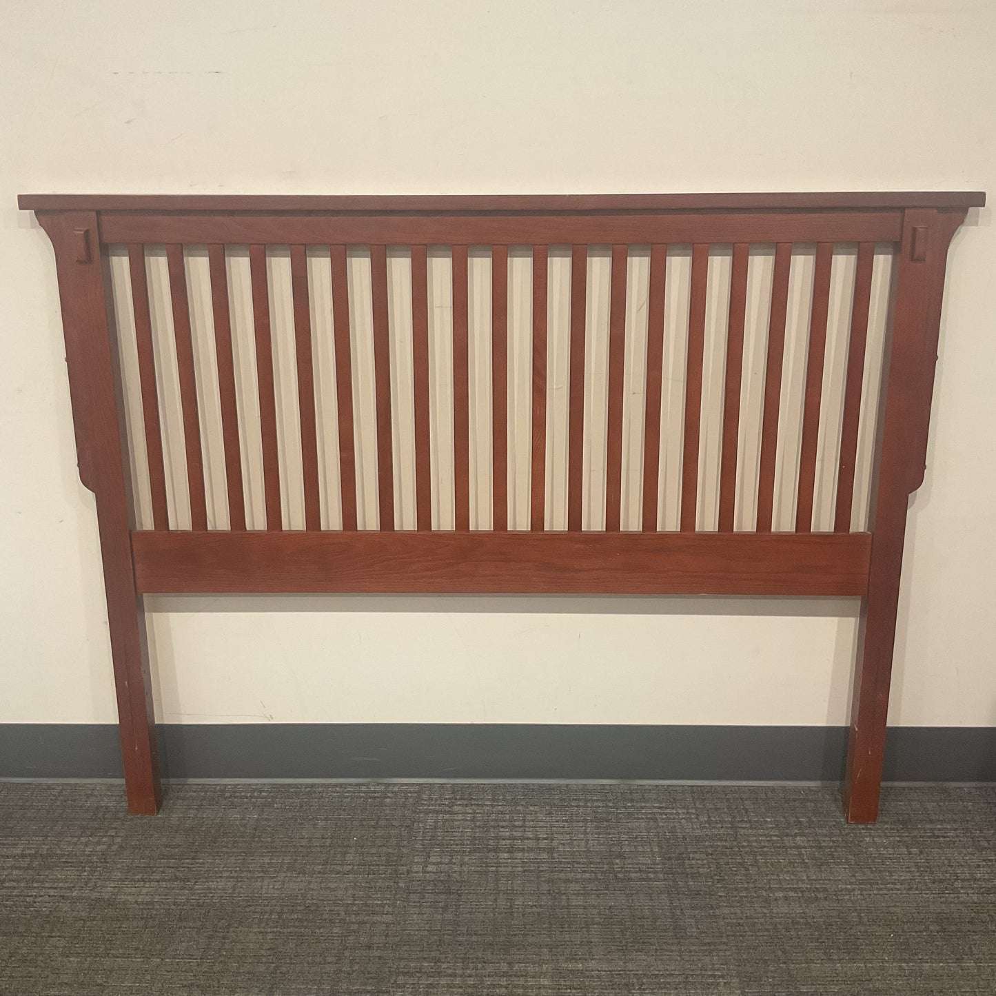 Vintage Oak Queen Headboard(B053)