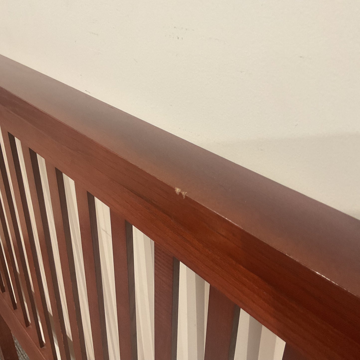 Vintage Oak Queen Headboard(B053)