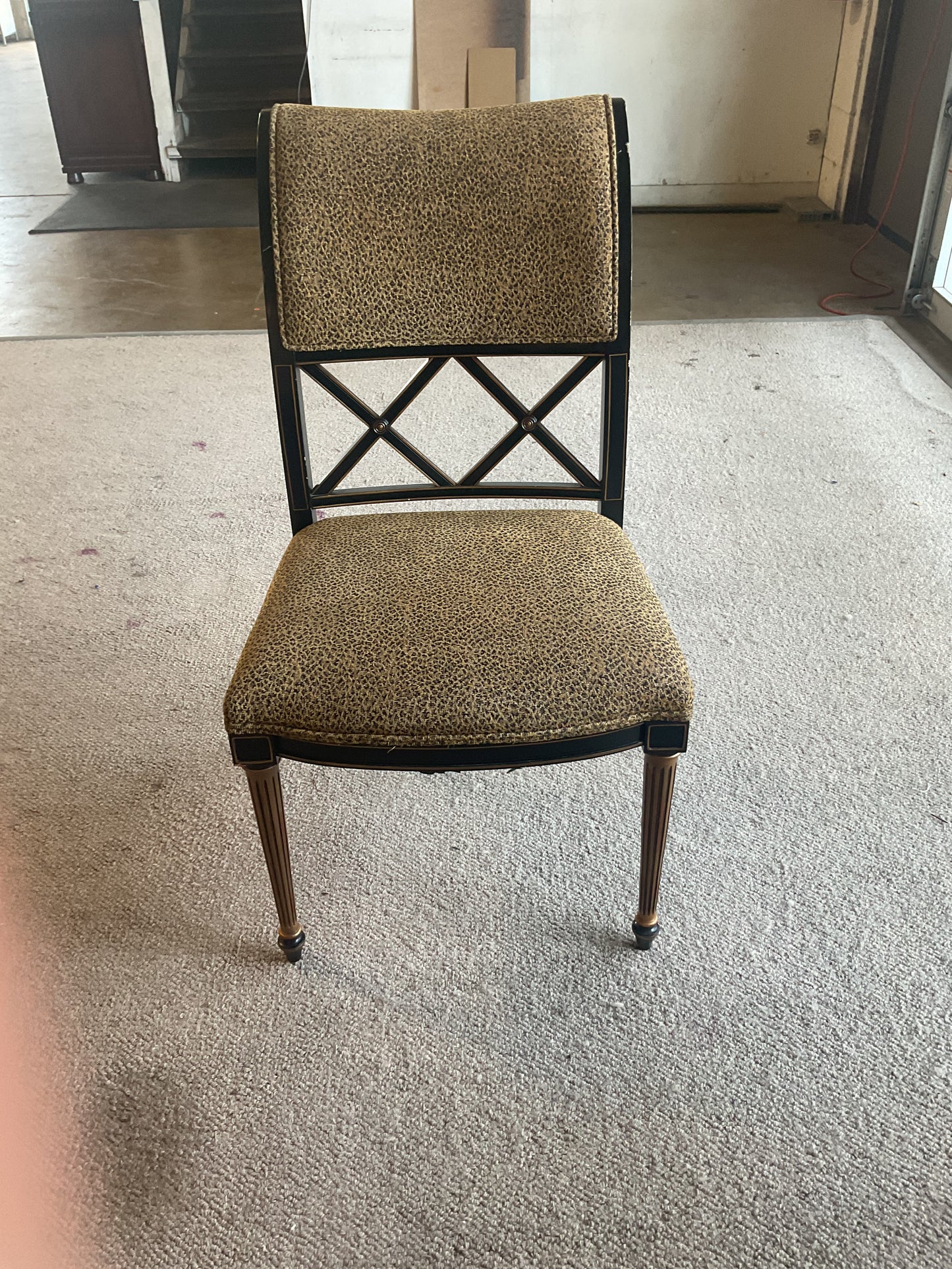 Leopard Chair Set (WH)