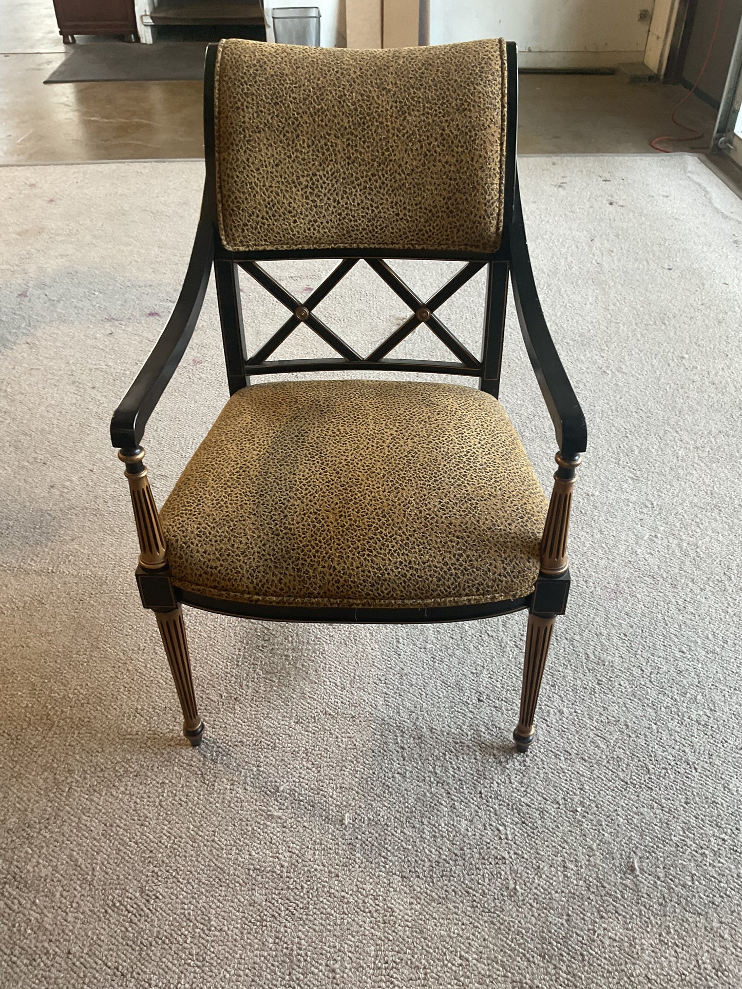 Leopard Chair Set (WH)