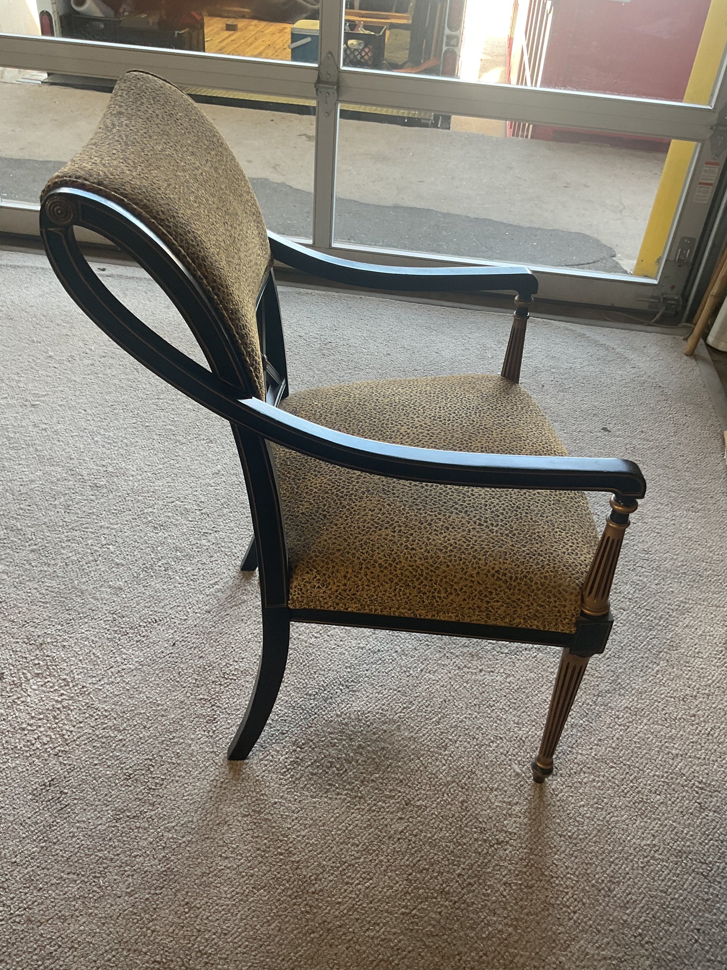 Leopard Chair Set (WH)