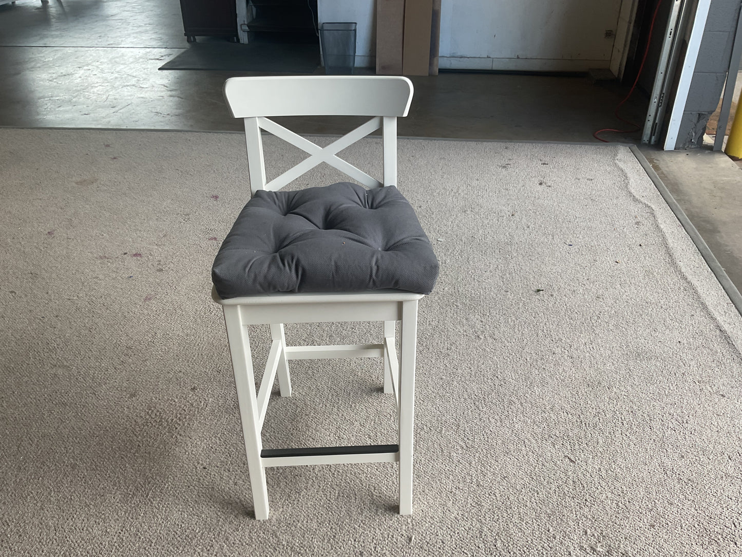Snow Bar Stool Set (WH)