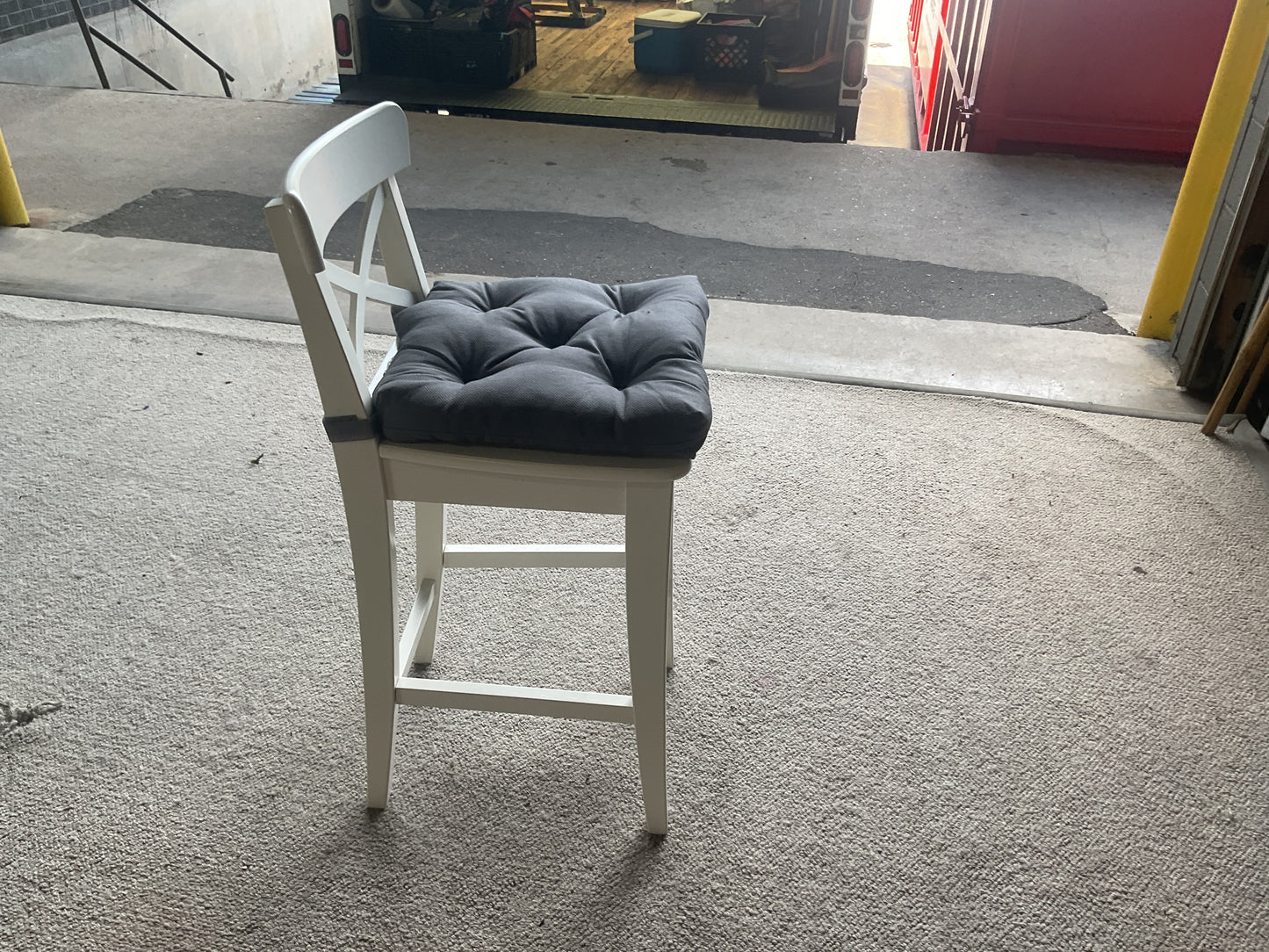Snow Bar Stool Set (WH)