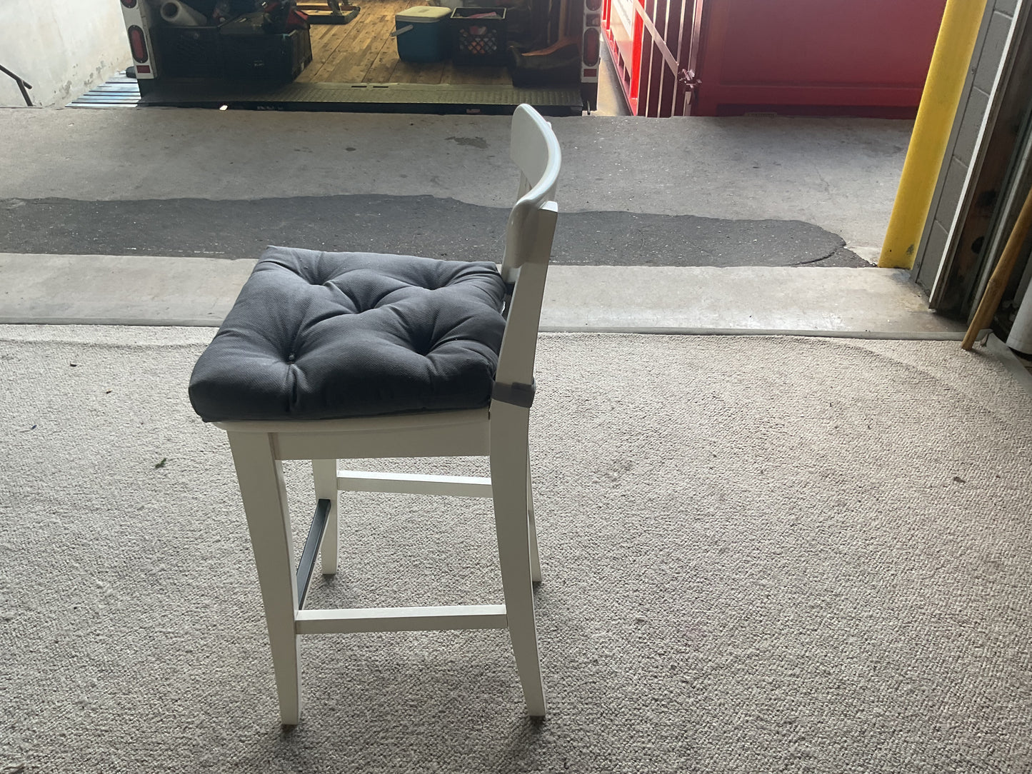 Snow Bar Stool Set (WH)