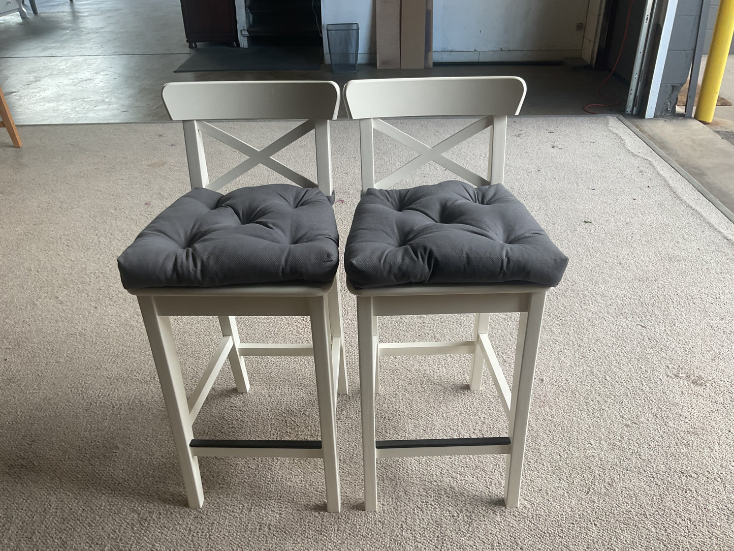 Snow Bar Stool Set (WH)