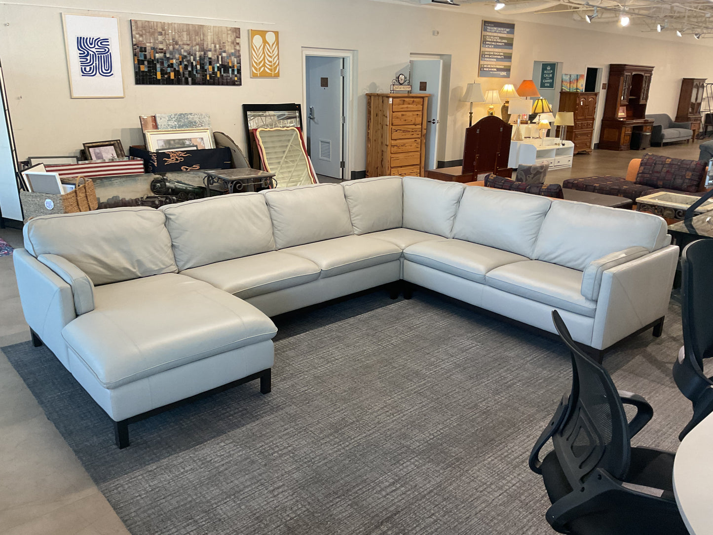 The Great Leather Sectional