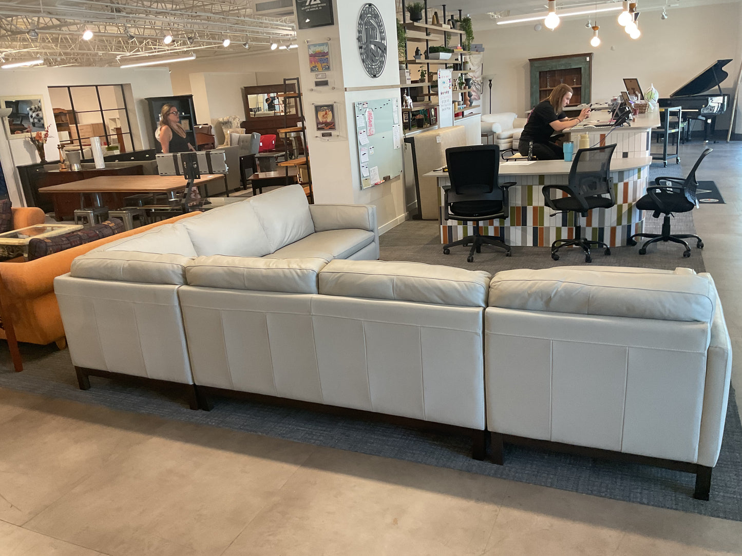 The Great Leather Sectional