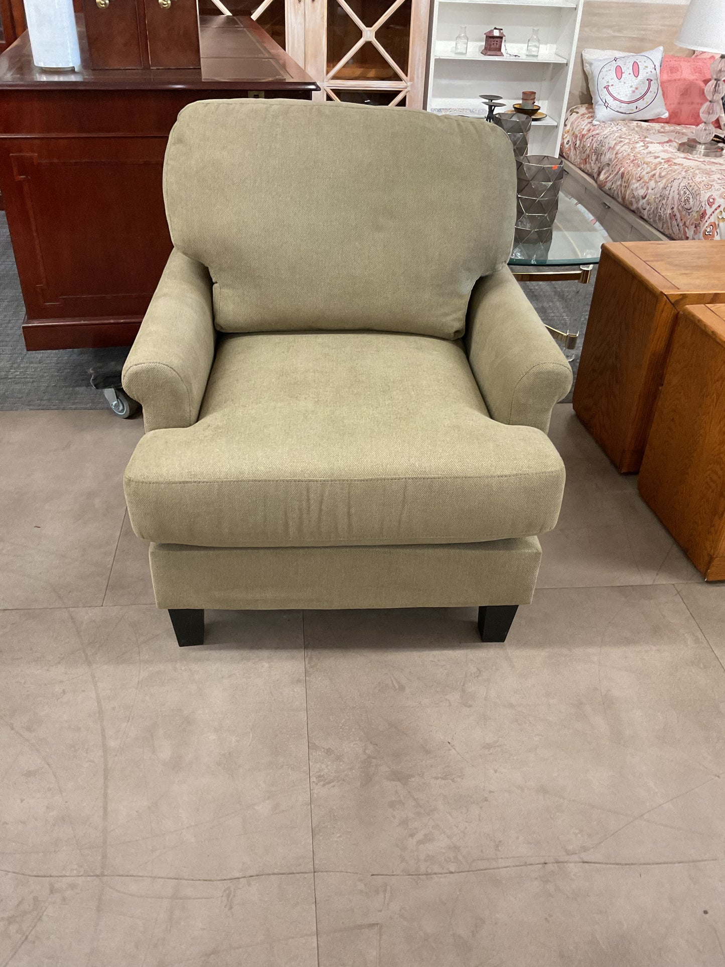 Comfy Tan Armchair