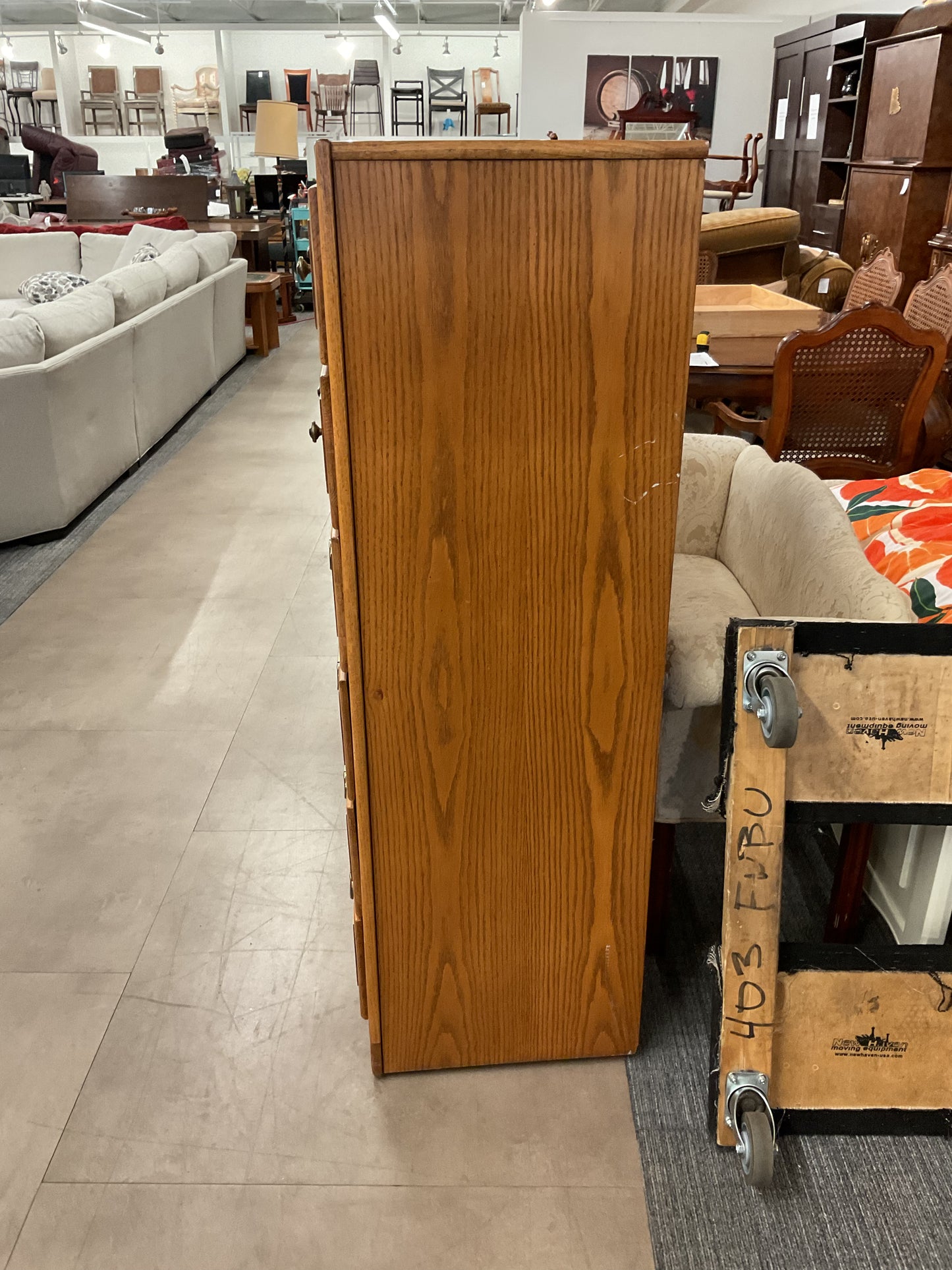 Wood Dresser 8 Drawers