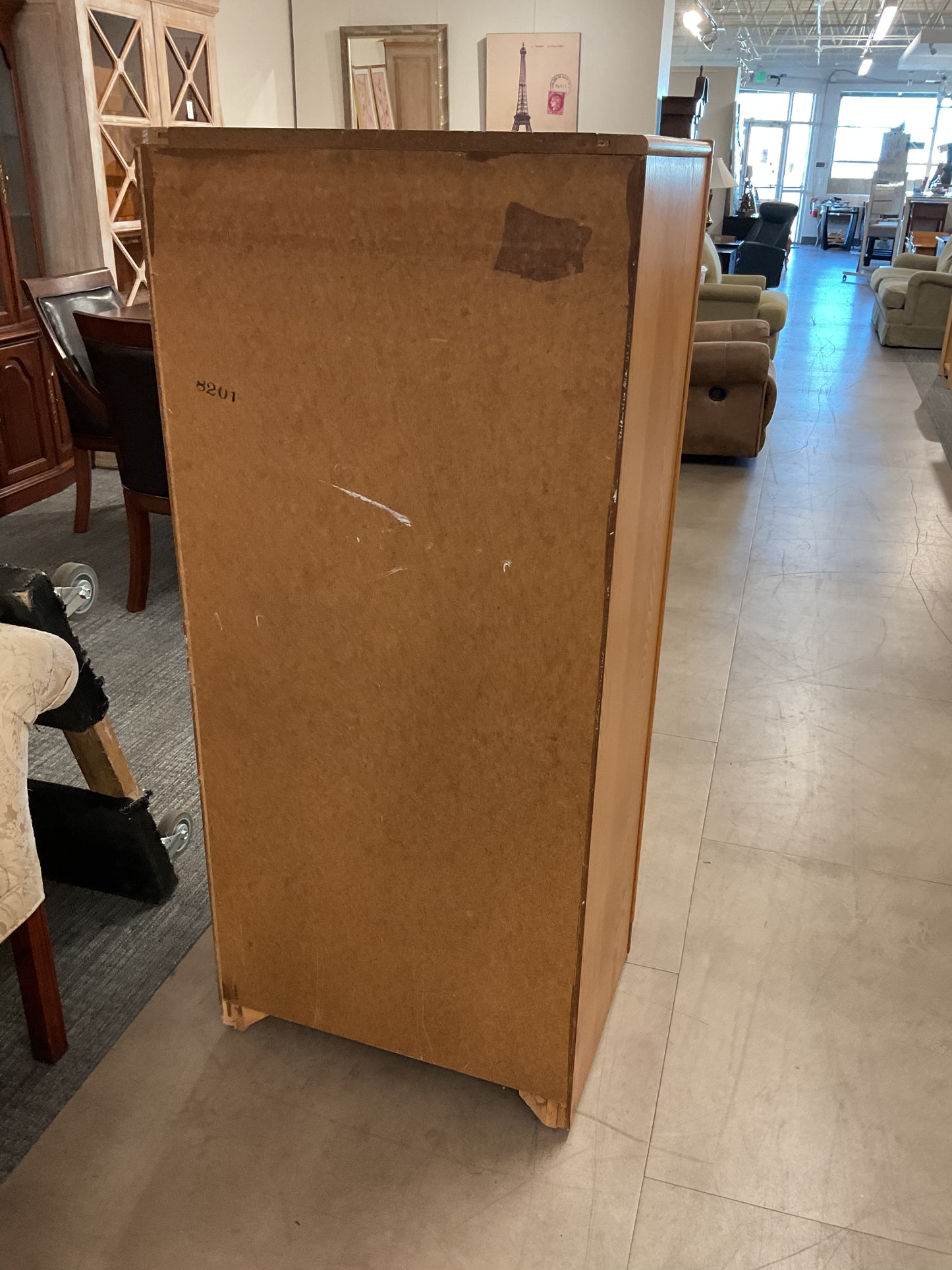 Wood Dresser 8 Drawers