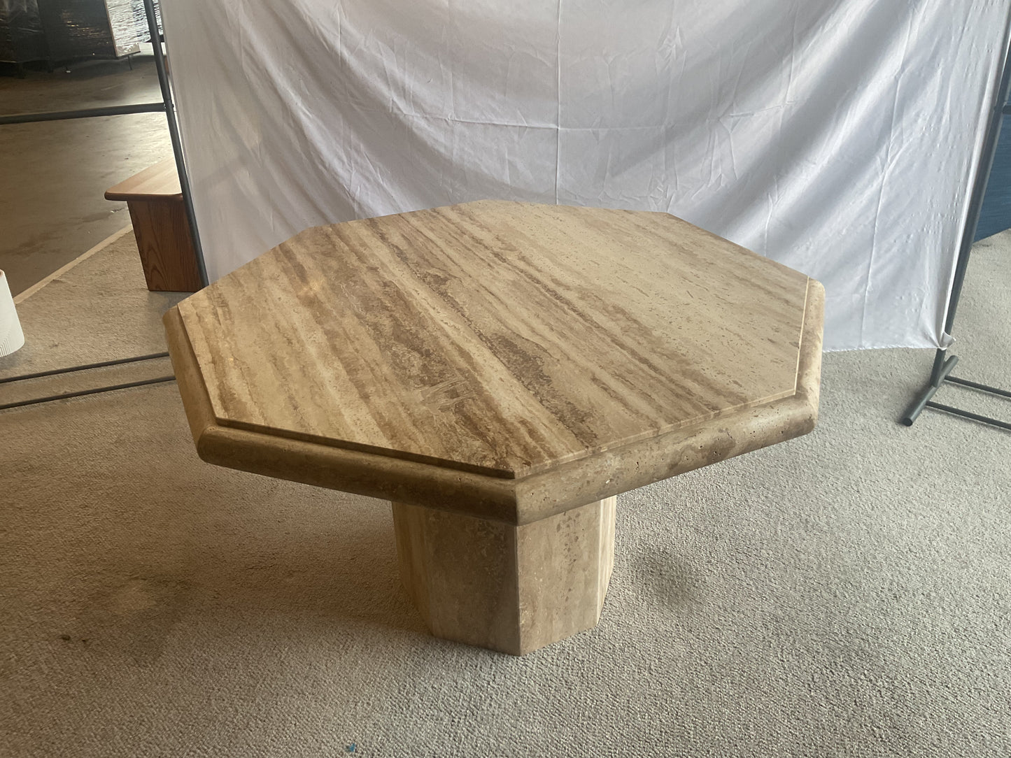 Italian Travertine Table