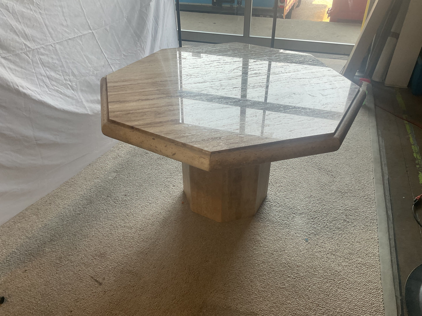 Italian Travertine Table