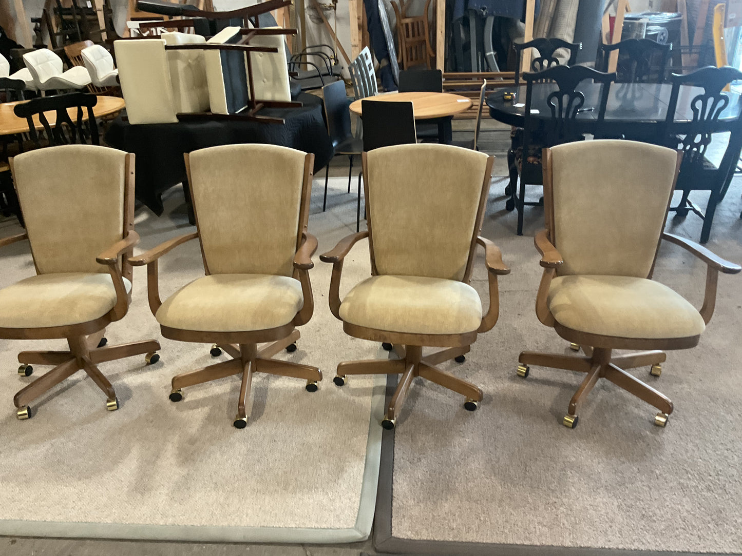 Suede Office Chair set