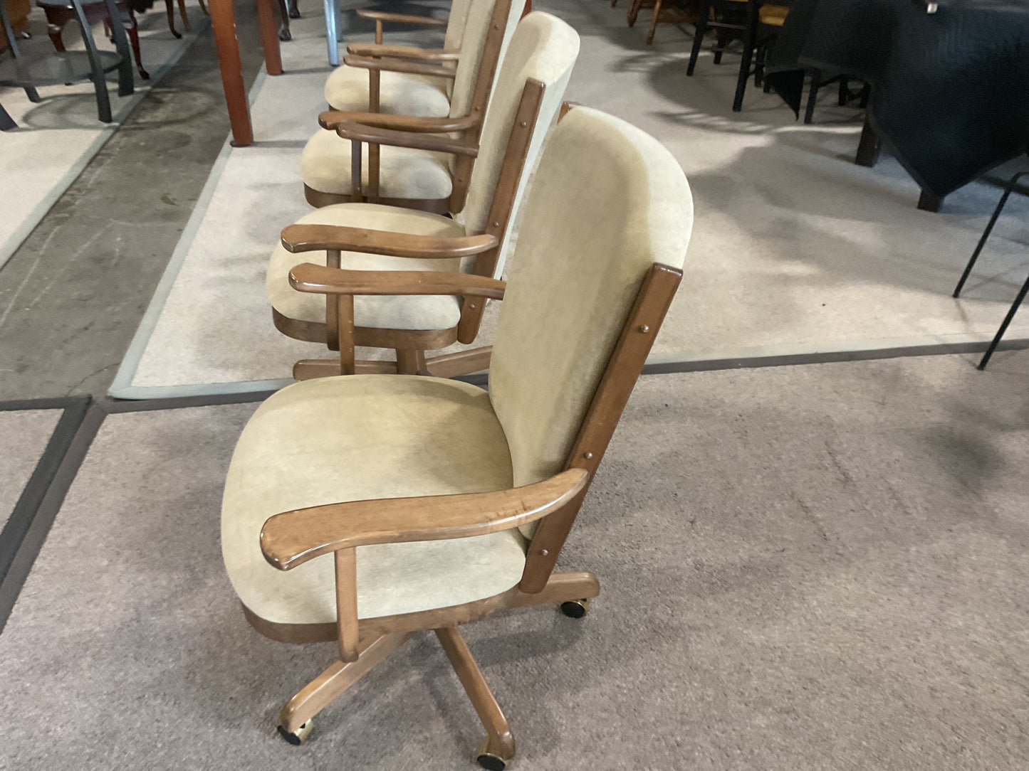 Suede Office Chair set