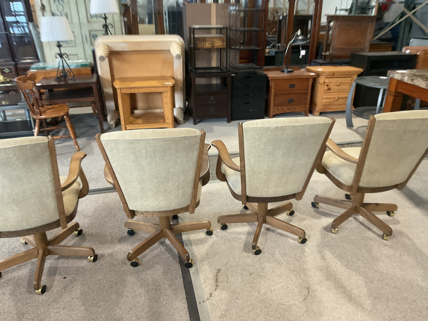 Suede Office Chair set