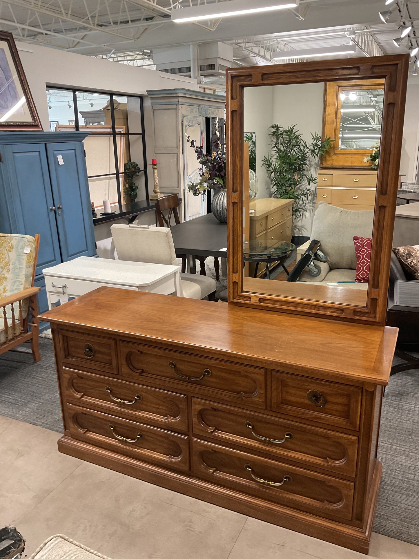 Darling Dresser with mirror *Wh*