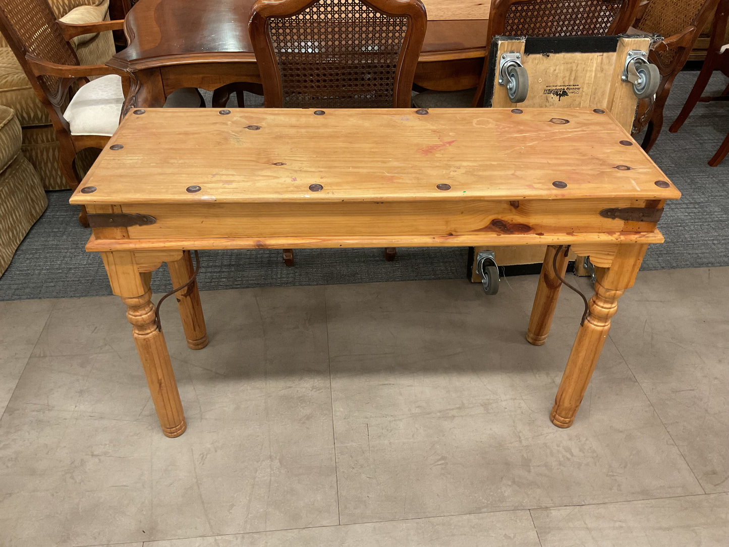 Rustic Wood Console Table