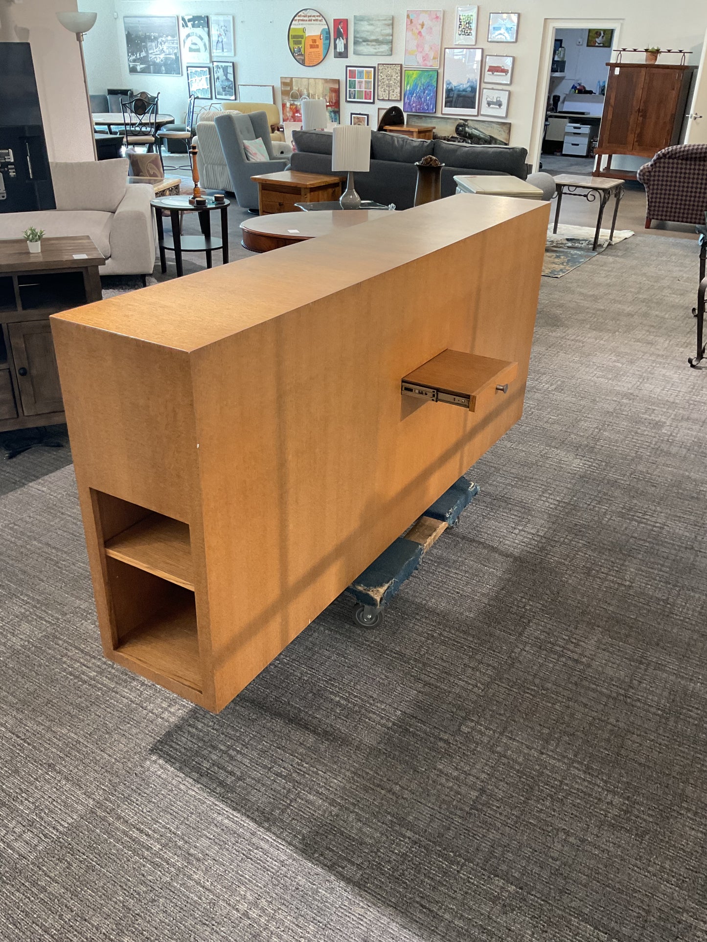 Mid Century Art Display Console